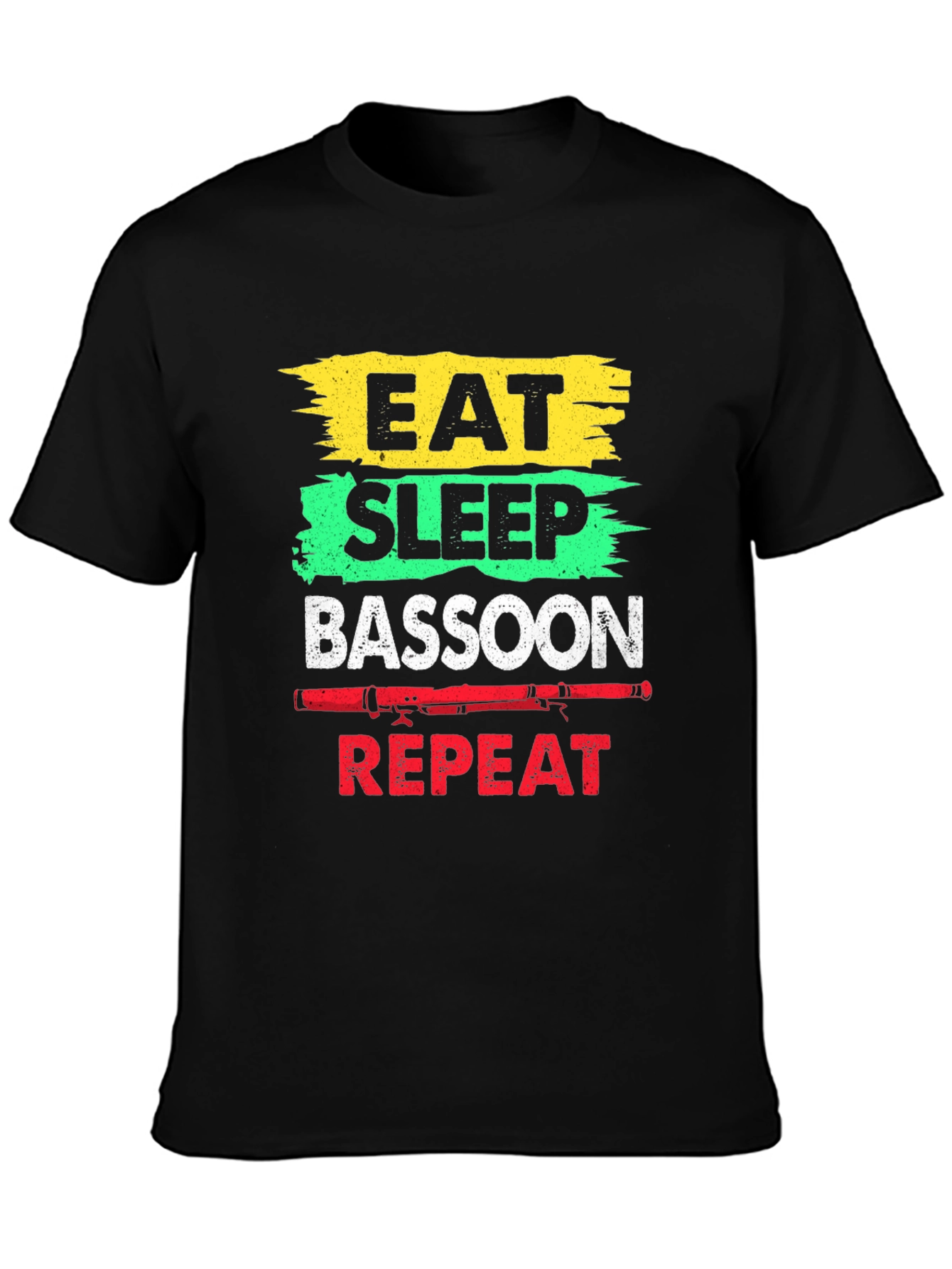 Eat Sleep Bassoon Repeat Graphic T-Shirt