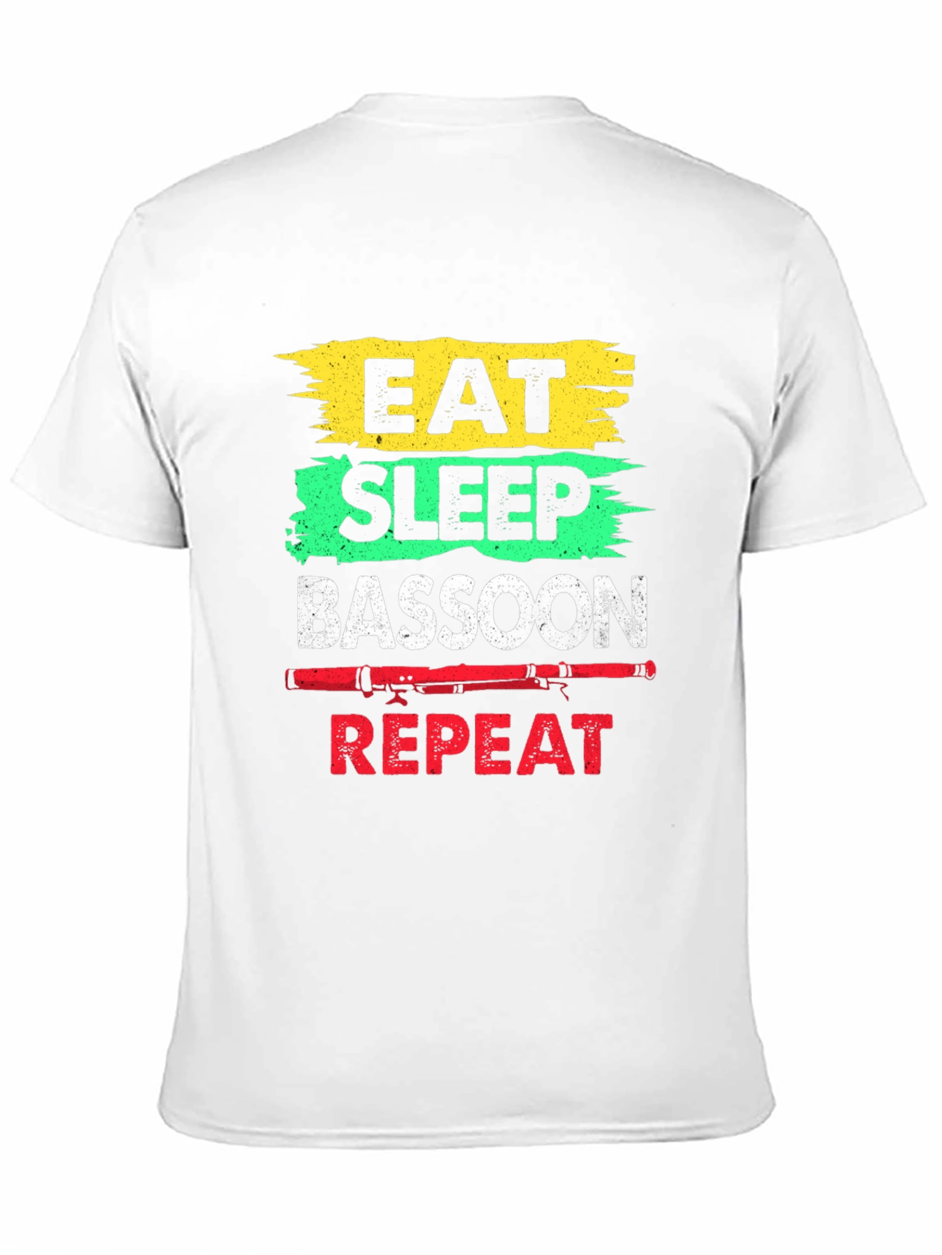 Eat Sleep Bassoon Repeat Graphic T-Shirt