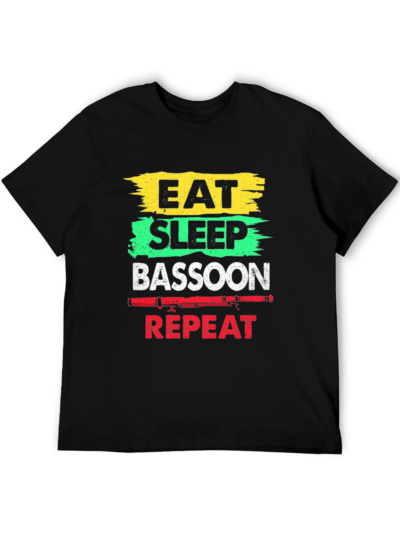 Eat Sleep Bassoon Repeat Graphic T-Shirt