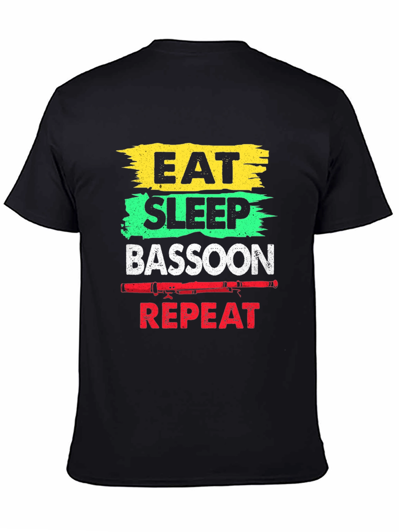 Eat Sleep Bassoon Repeat Graphic T-Shirt