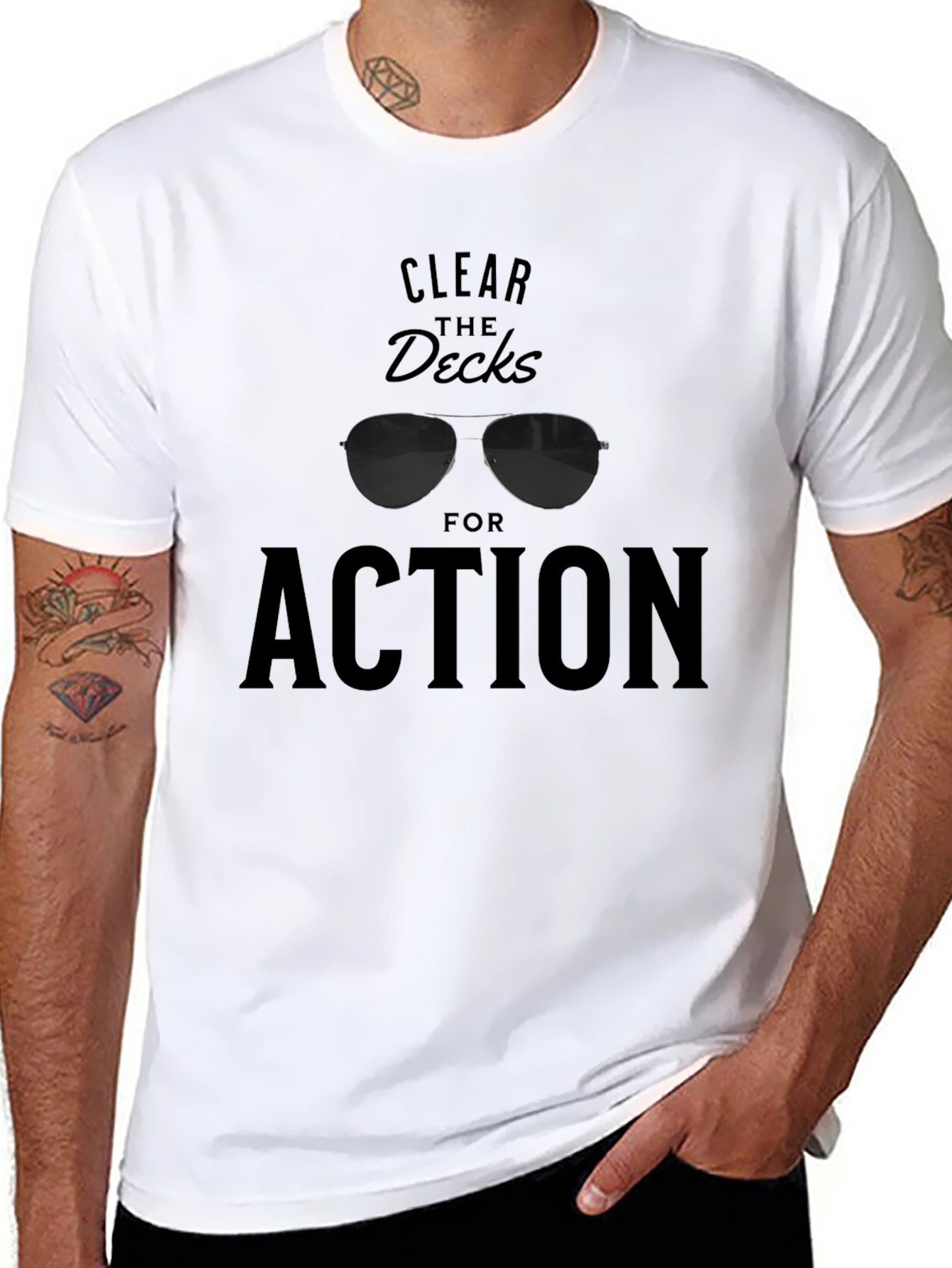 Clear The Decks For Action Graphic T-Shirt