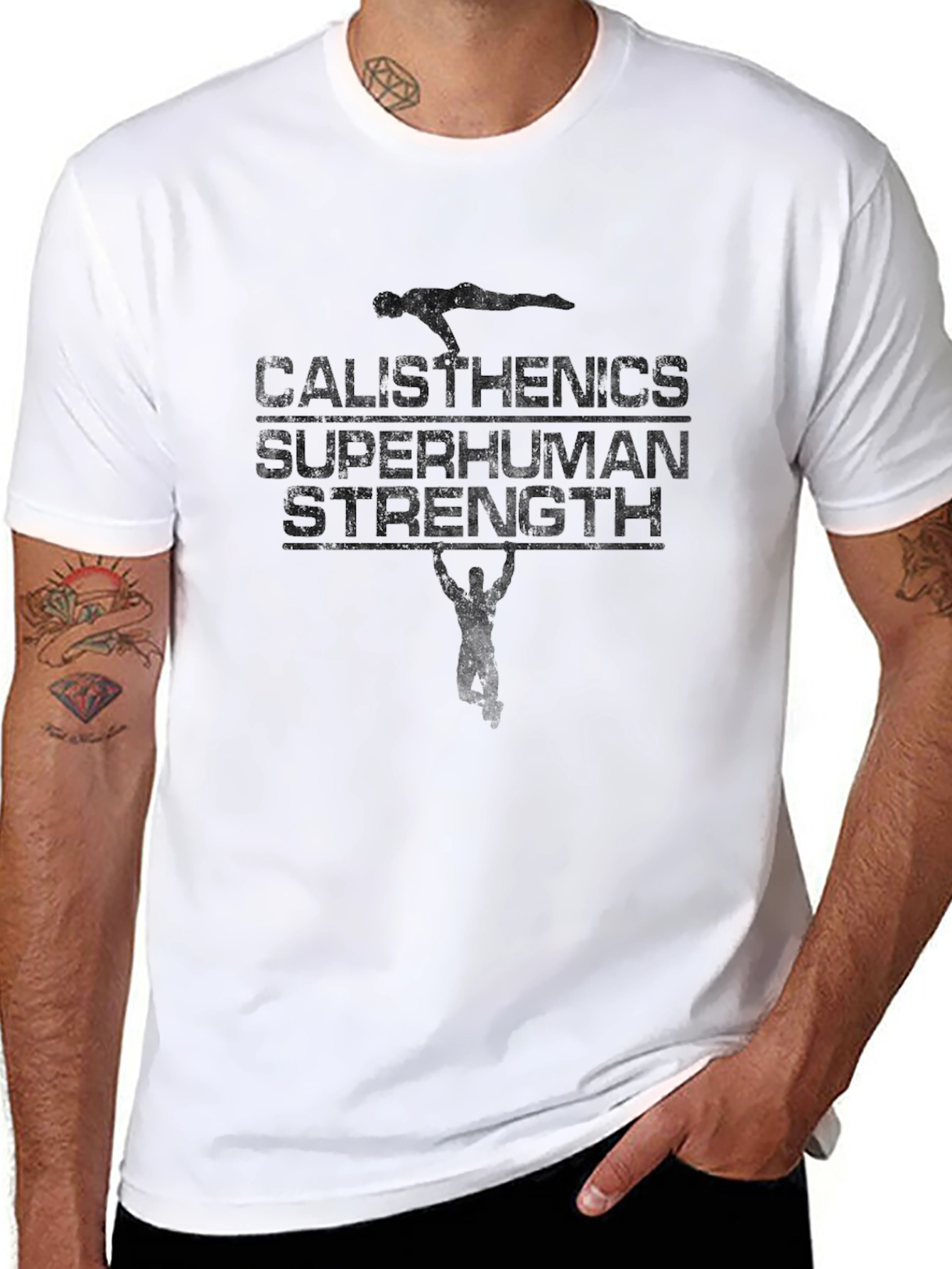 Calisthenics Superhuman Strength Graphic T-Shirt