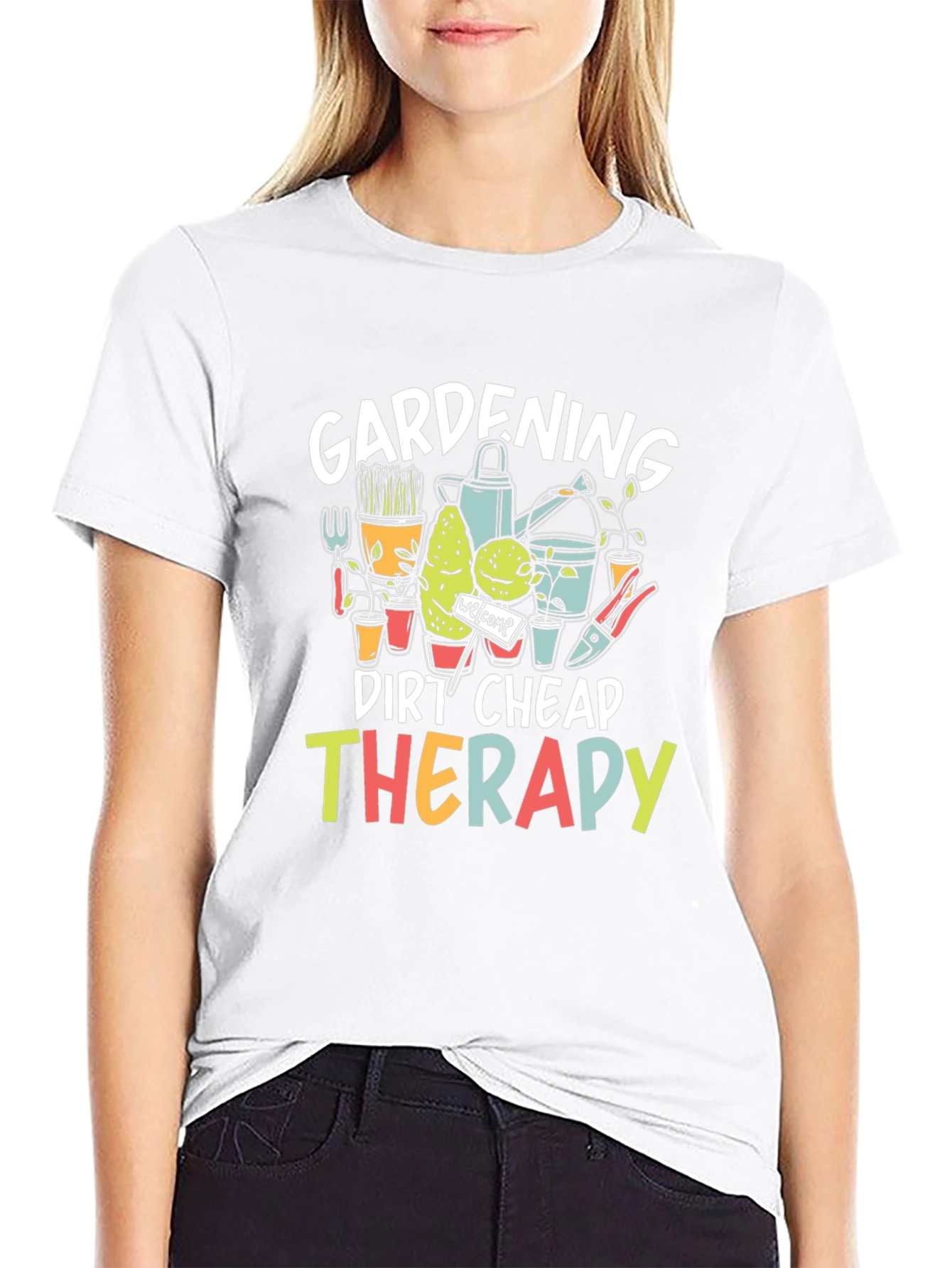 Gardening Dirt Cheap Therapy T-Shirt