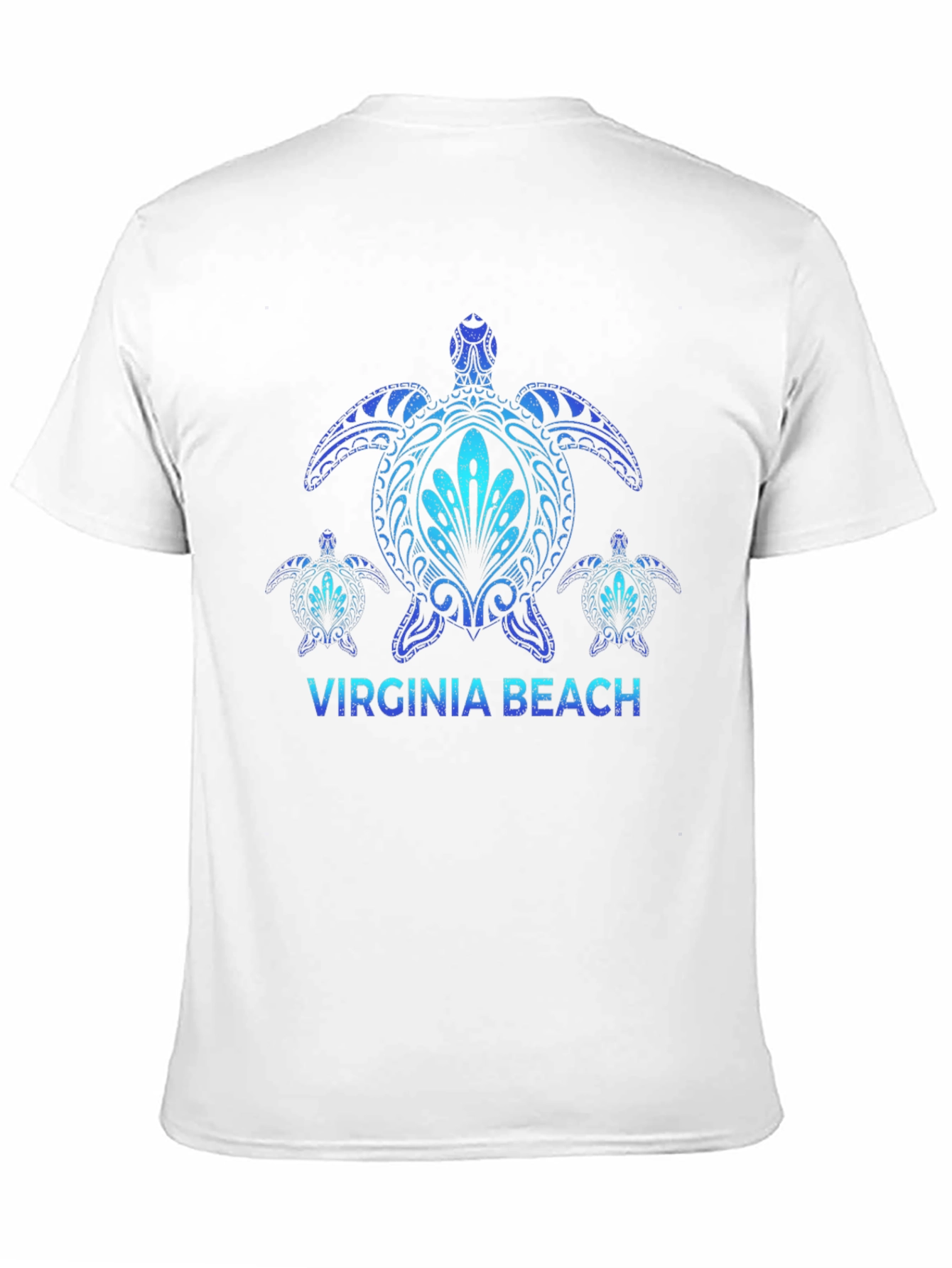 Virginia Beach Turtle T-Shirt Black
