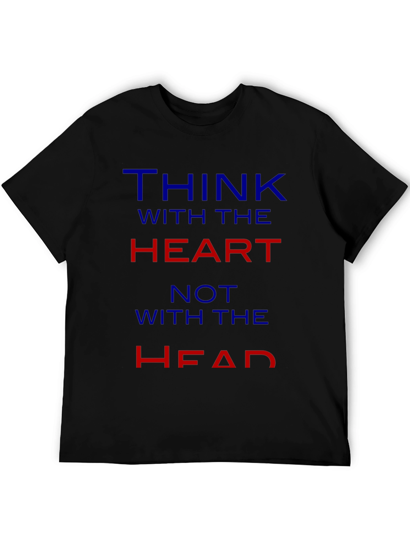Think With The Heart Graphic Tee