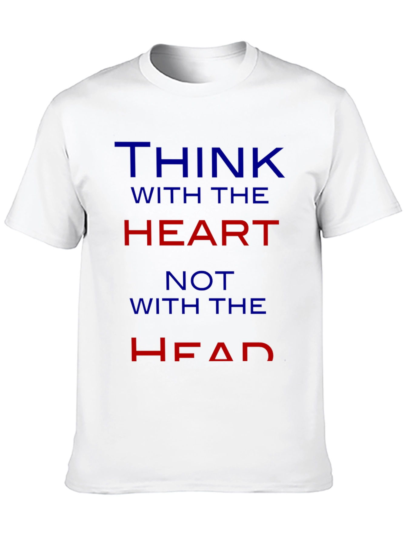 Think With The Heart Graphic Tee