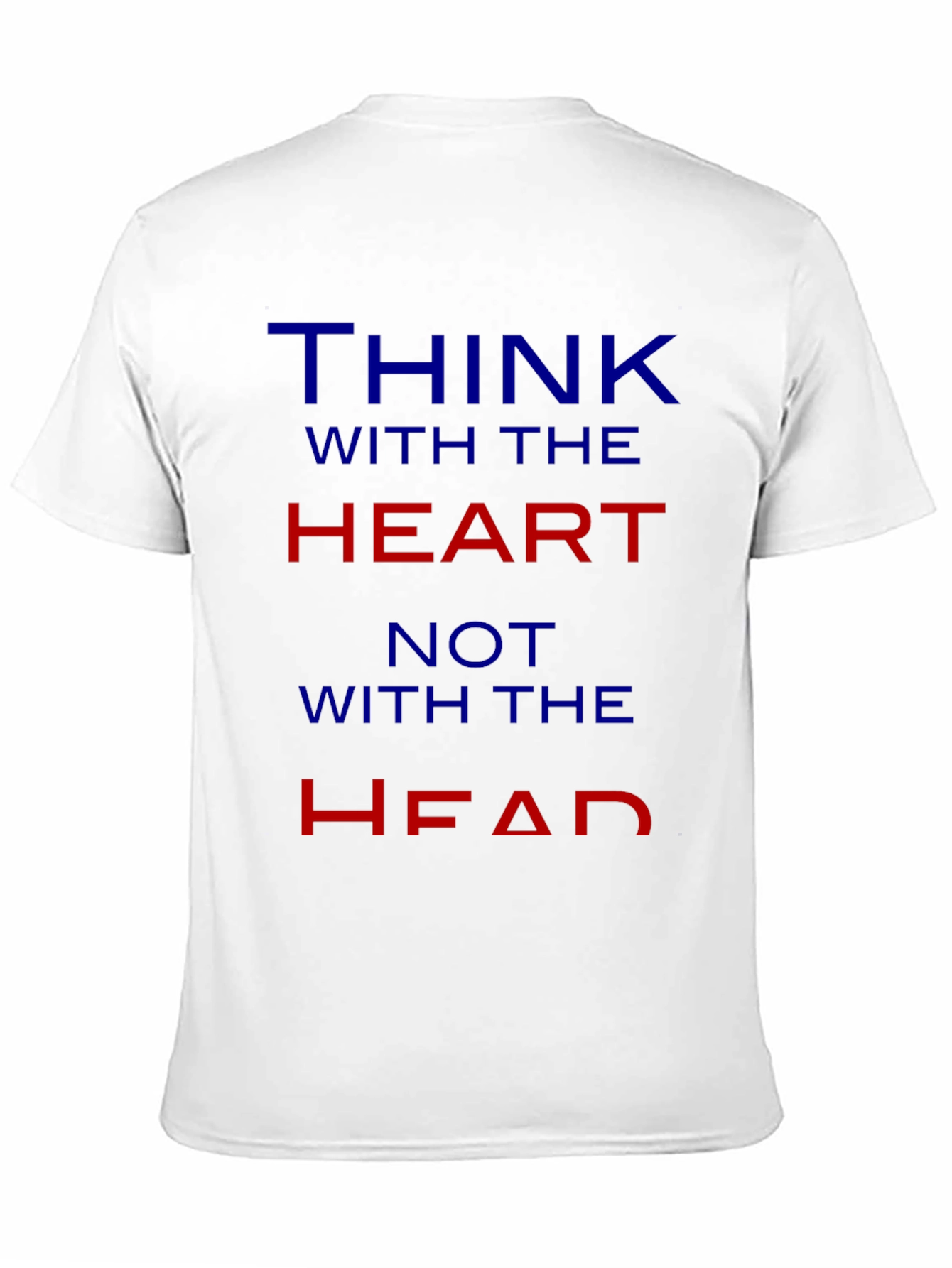 Think With The Heart Graphic Tee