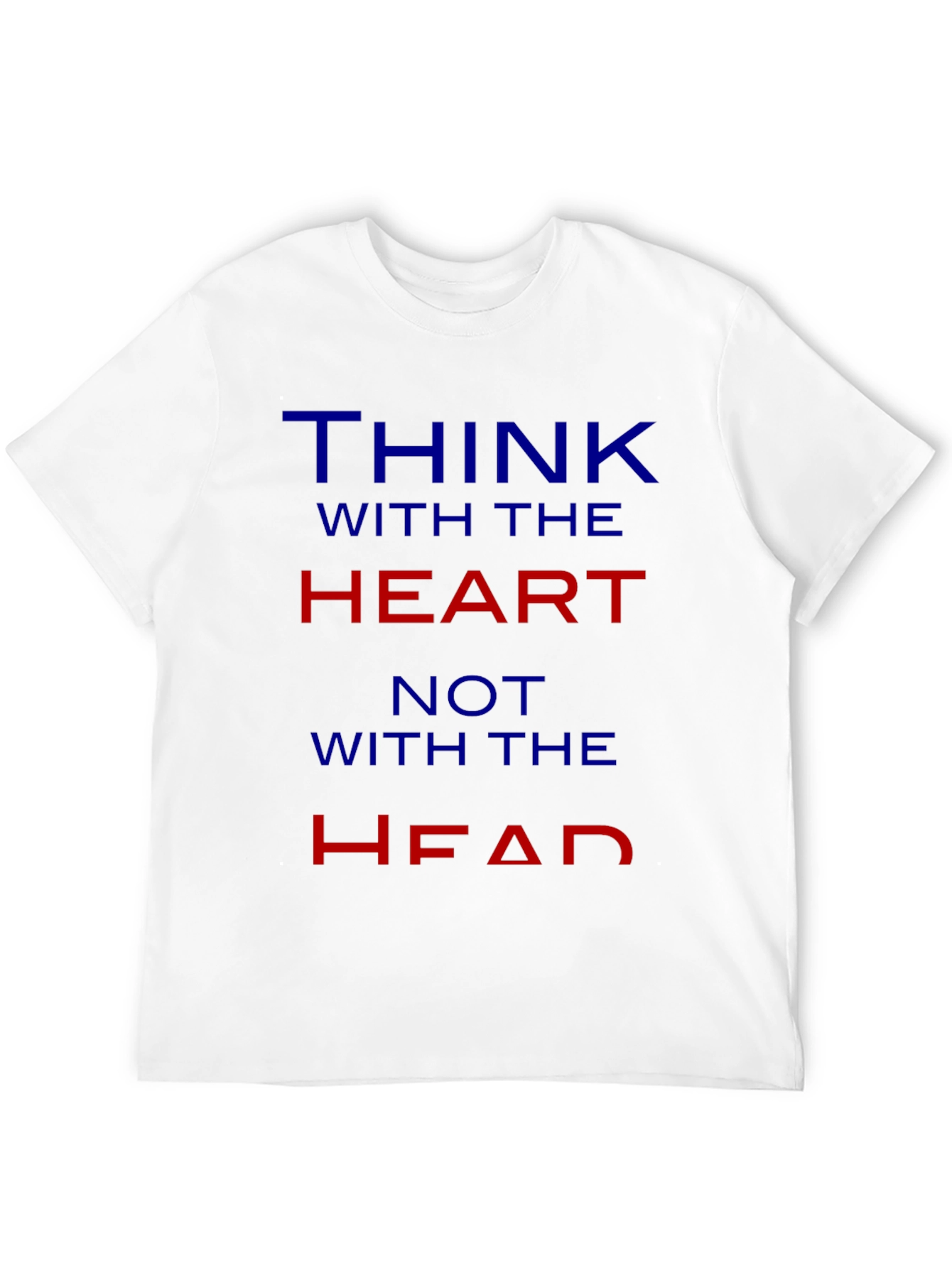 Think With The Heart Graphic Tee