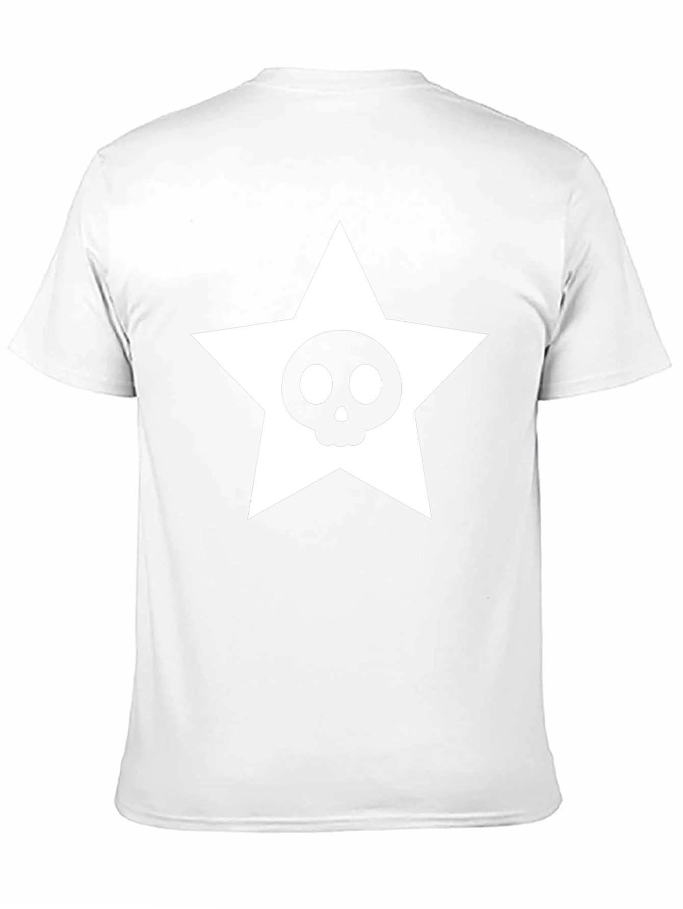 Skull Star Graphic Tee - Black Unisex T-Shirt
