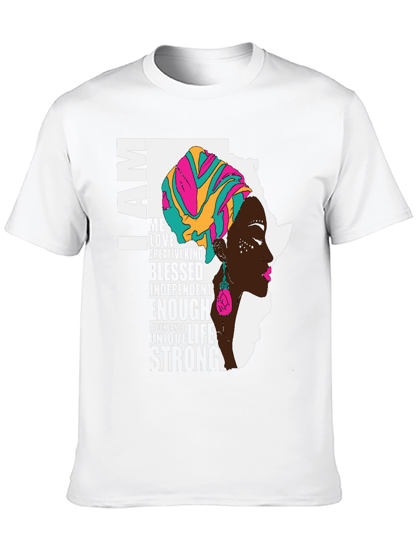 I AM Black Woman T-Shirt - Empowerment & Culture