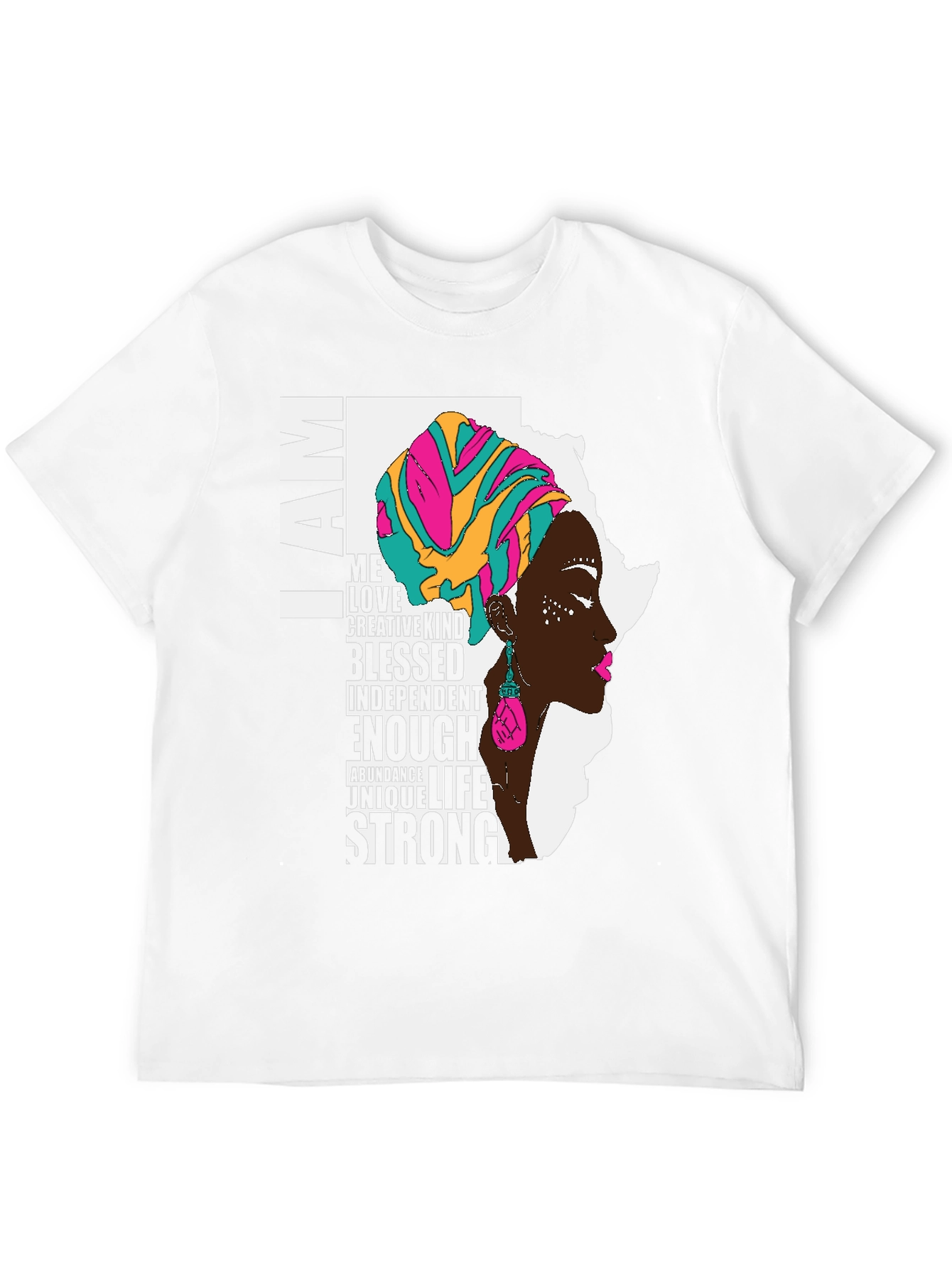 I AM Black Woman T-Shirt - Empowerment & Culture