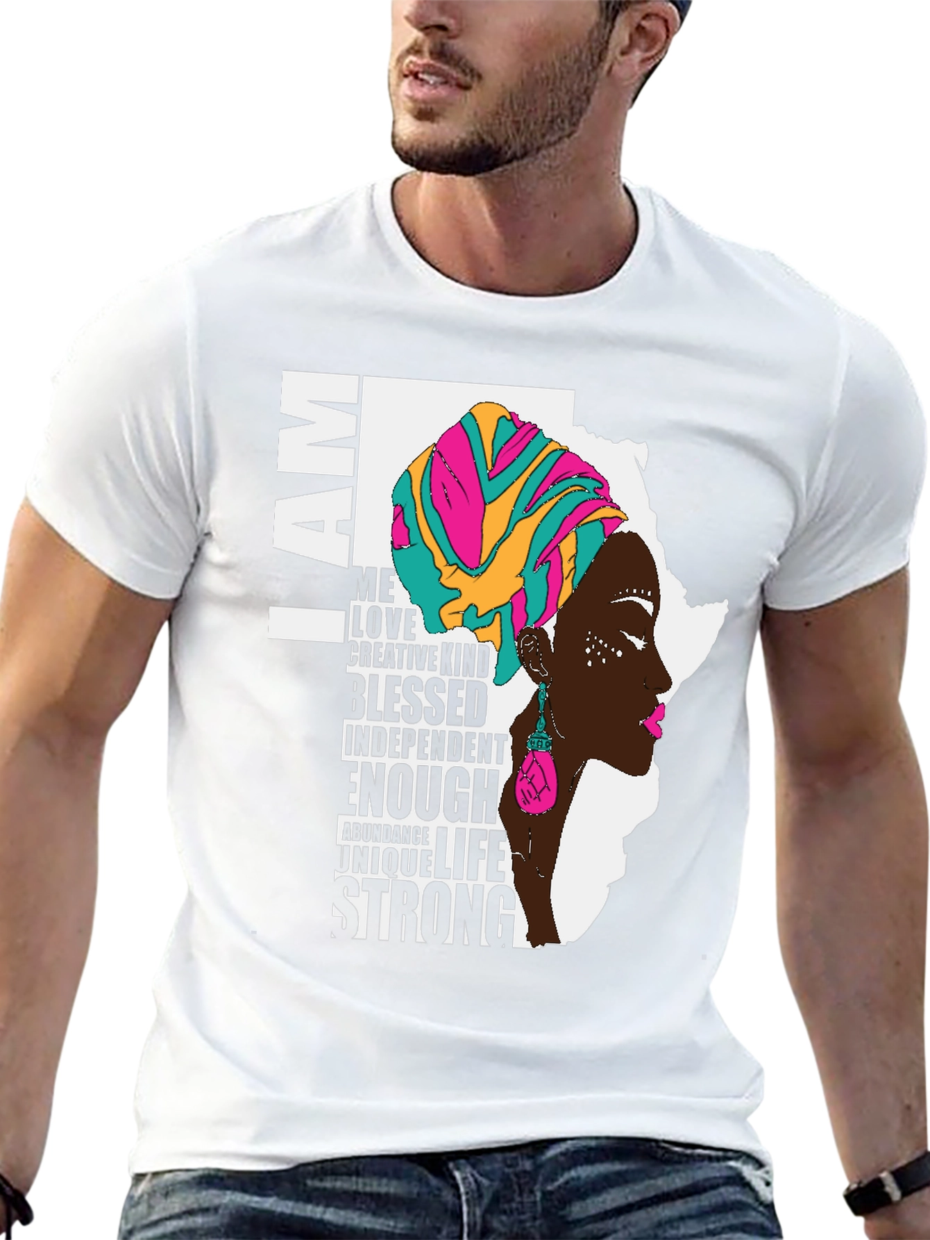 I AM Black Woman T-Shirt - Empowerment & Culture