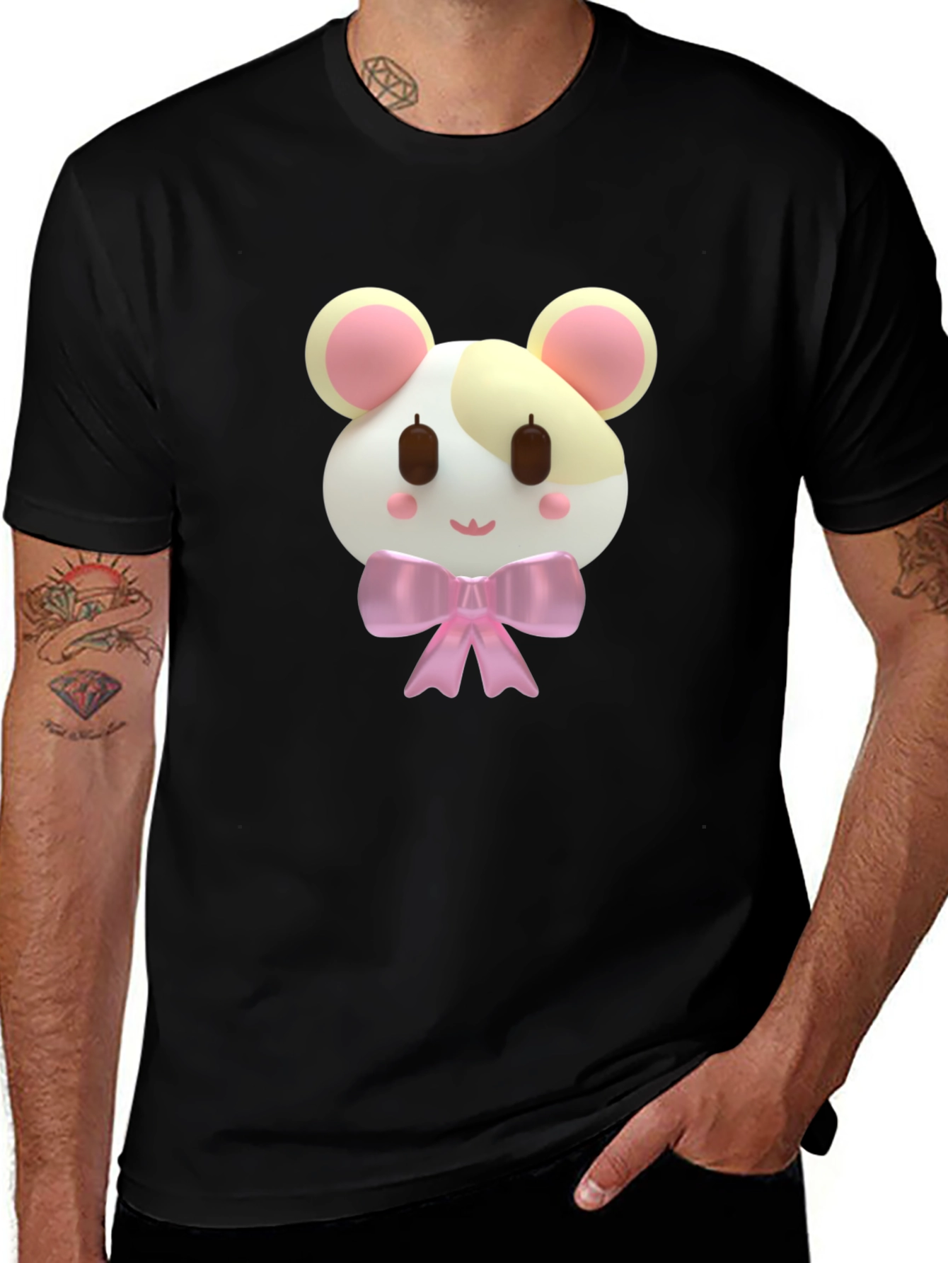 Hamster Bow T-Shirt