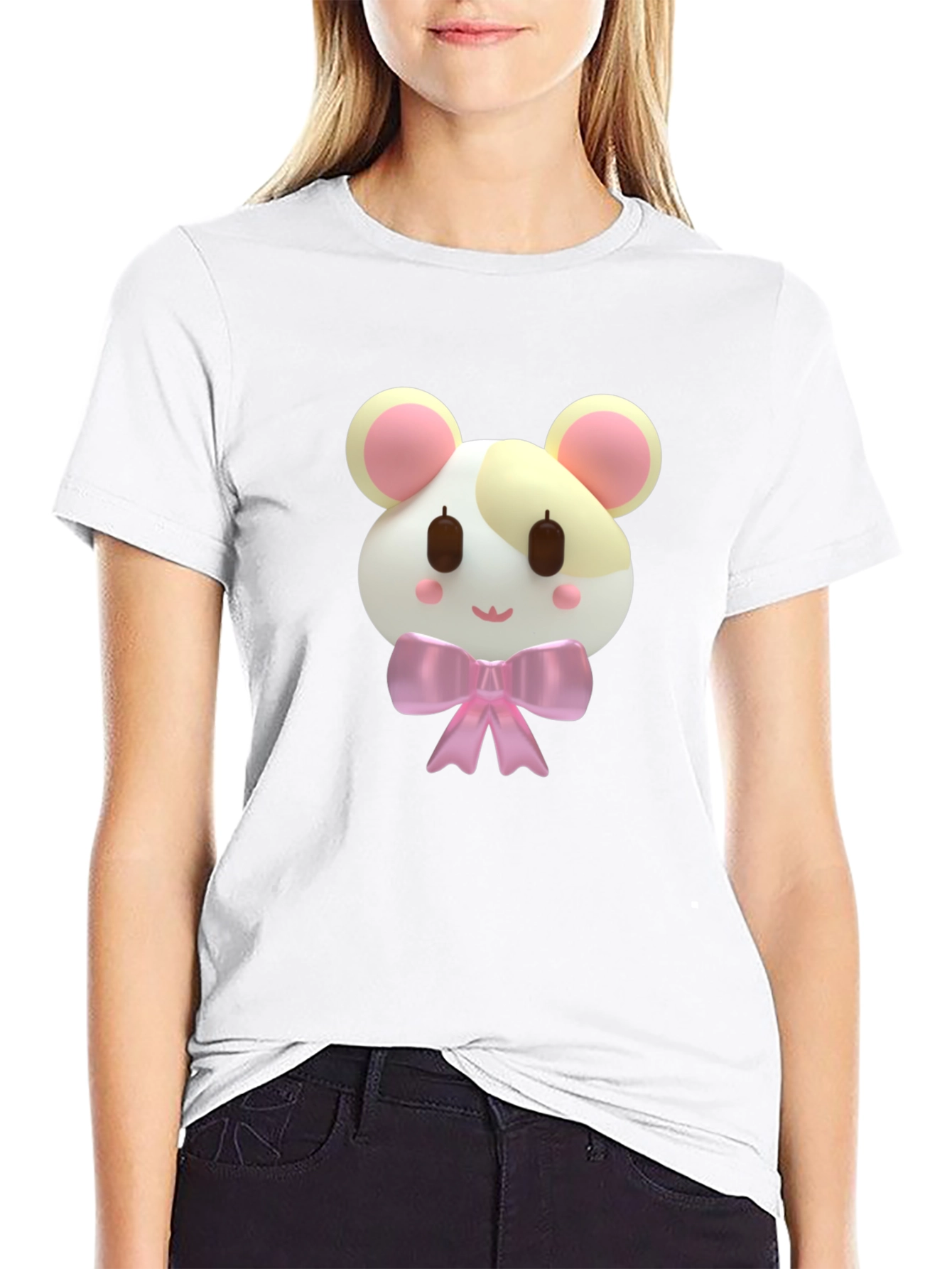 Hamster Bow T-Shirt