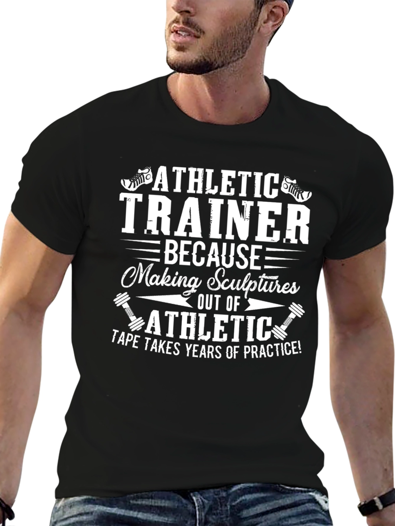 Athletic Trainer Sculpture Funny T-Shirt