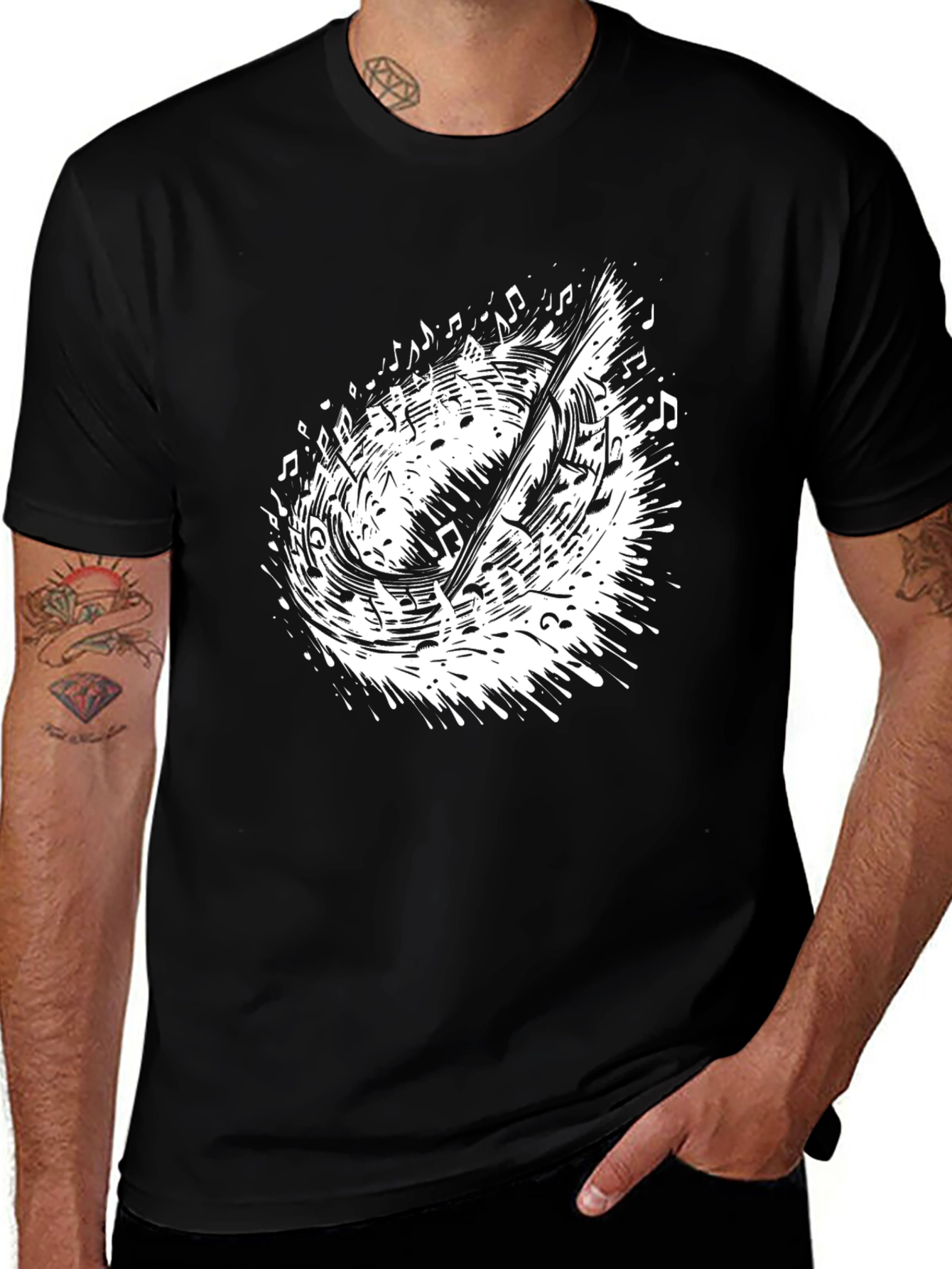 Music Instrument Graphic T-Shirt