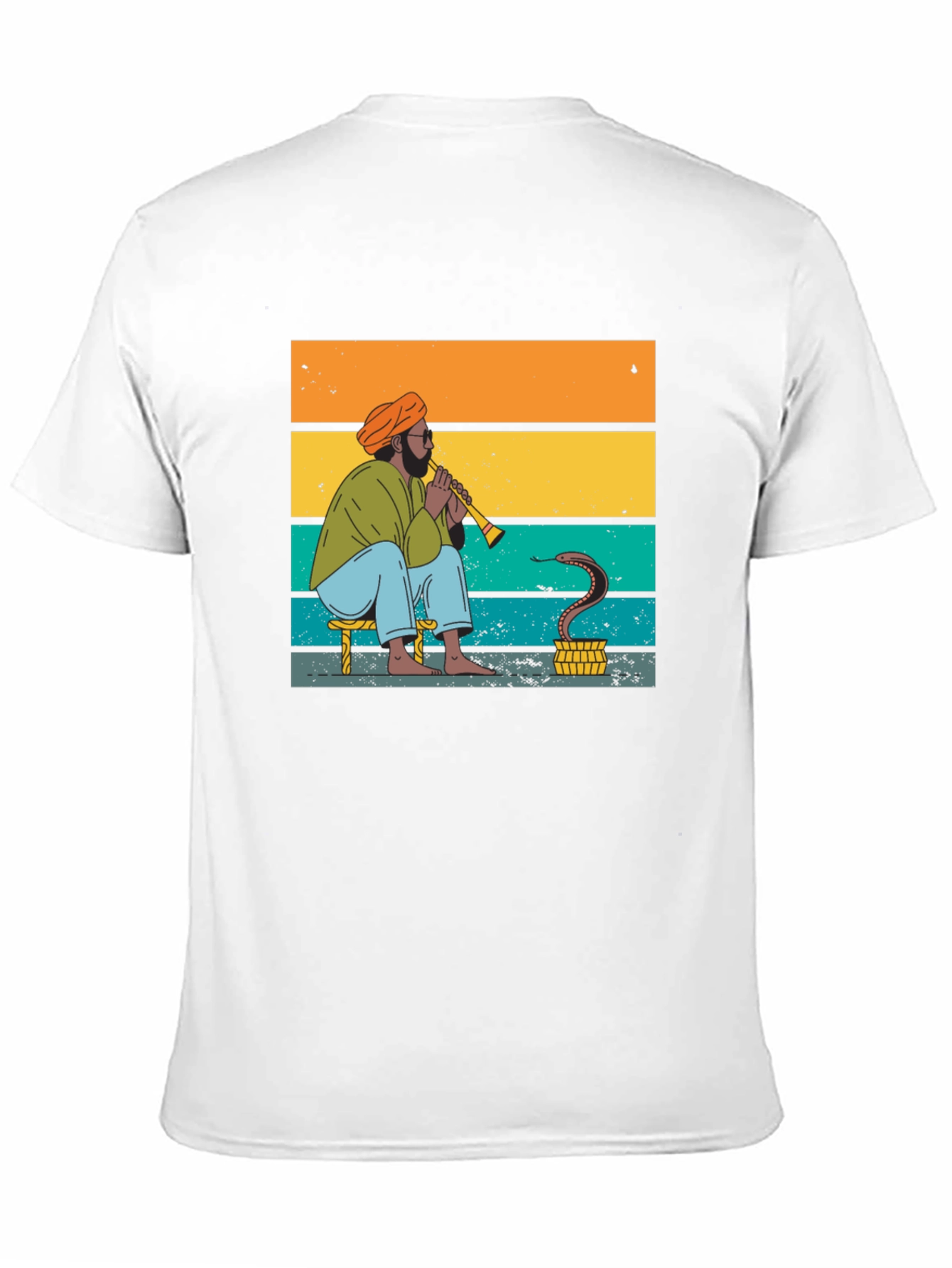 Snake Charmer Tee - Retro Style Graphic T-Shirt