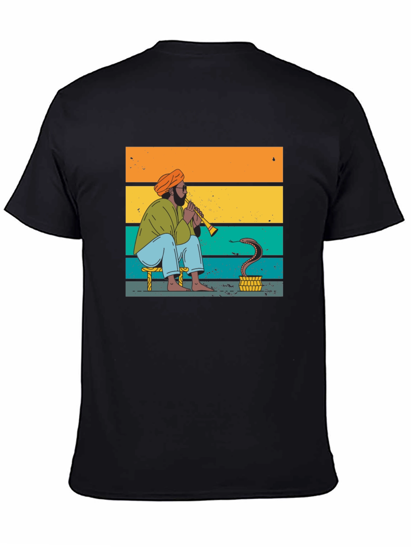 Snake Charmer Tee - Retro Style Graphic T-Shirt