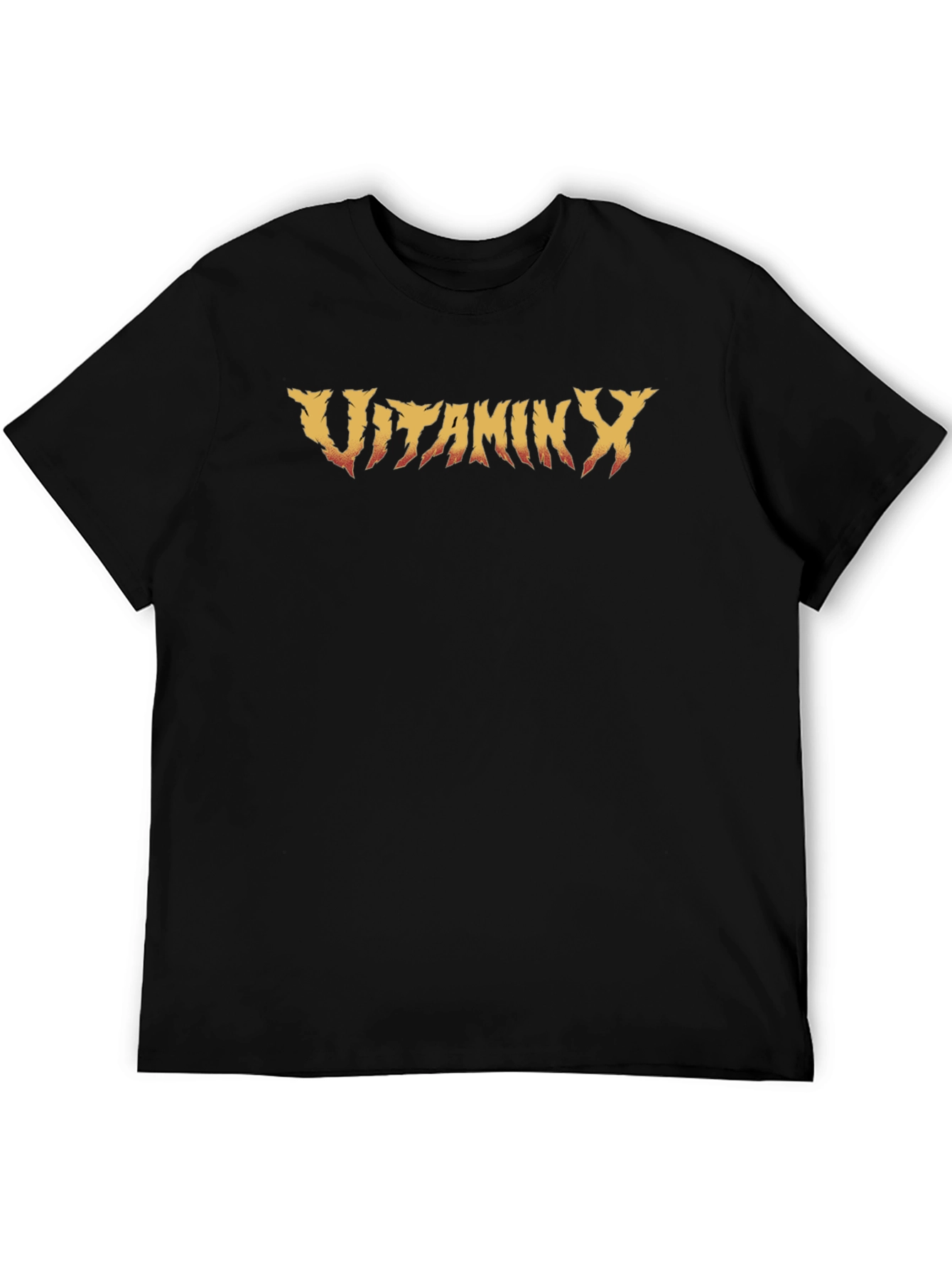 Vitamin X Black T-Shirt - Band Logo Tee