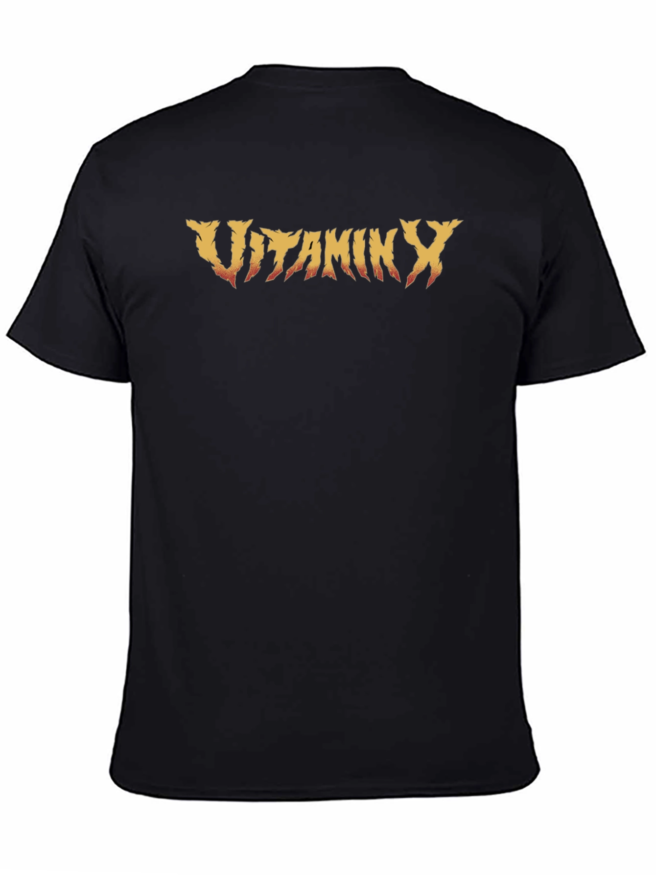 Vitamin X Black T-Shirt - Band Logo Tee