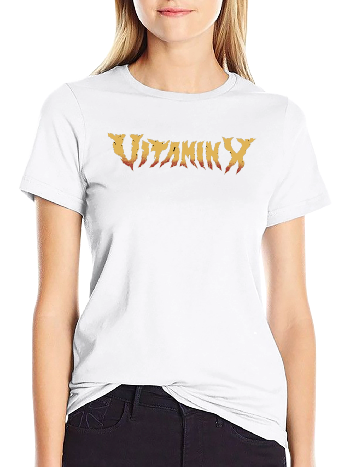 Vitamin X Black T-Shirt - Band Logo Tee