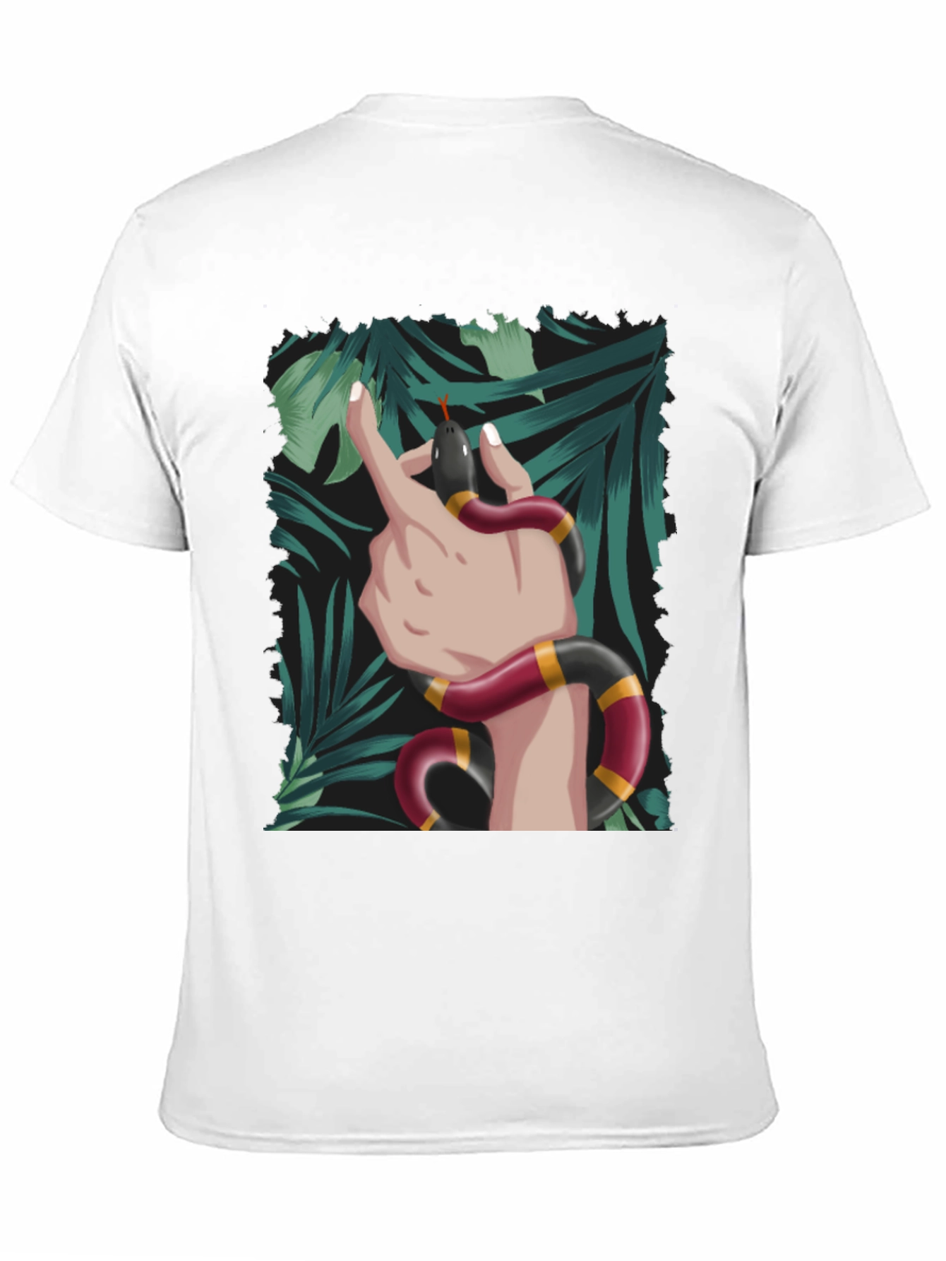 Tropical Snake Graphic Tee