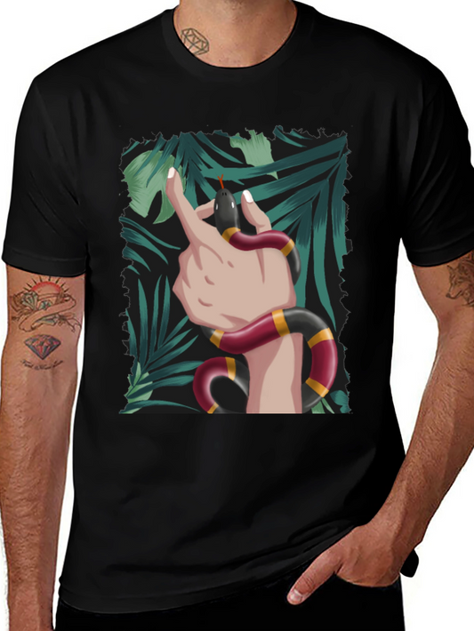 Tropical Snake Graphic Tee