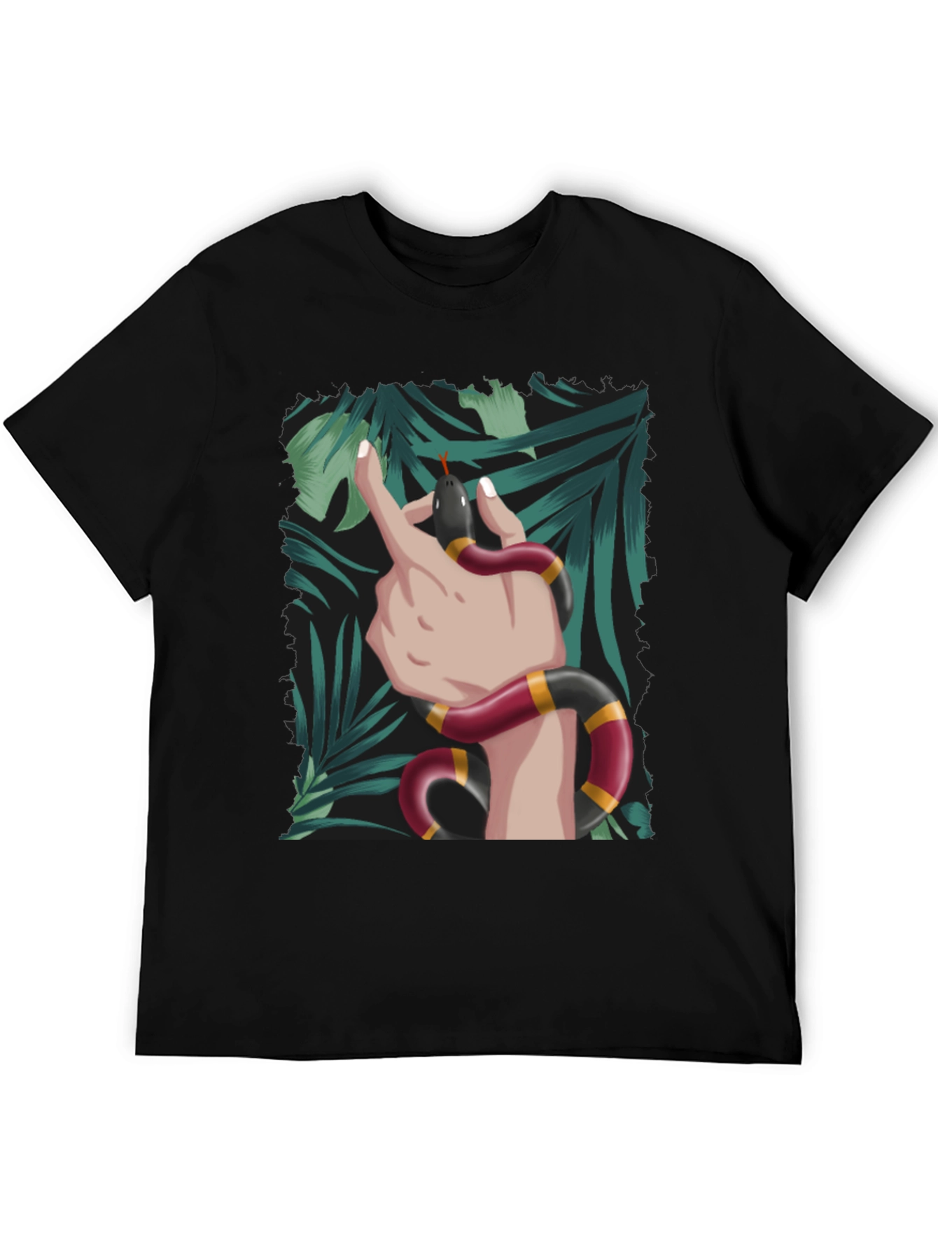 Tropical Snake Graphic Tee