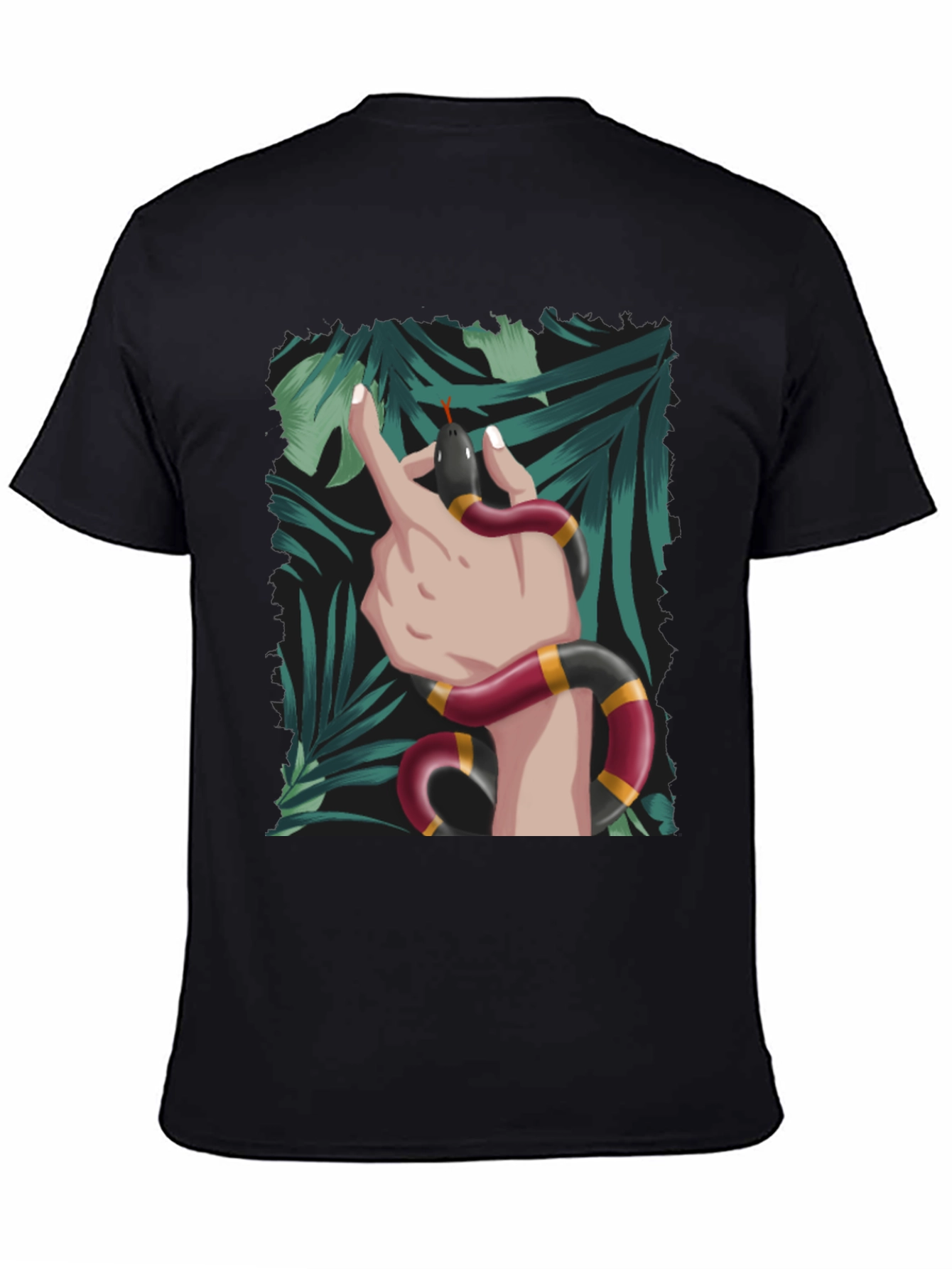 Tropical Snake Graphic Tee