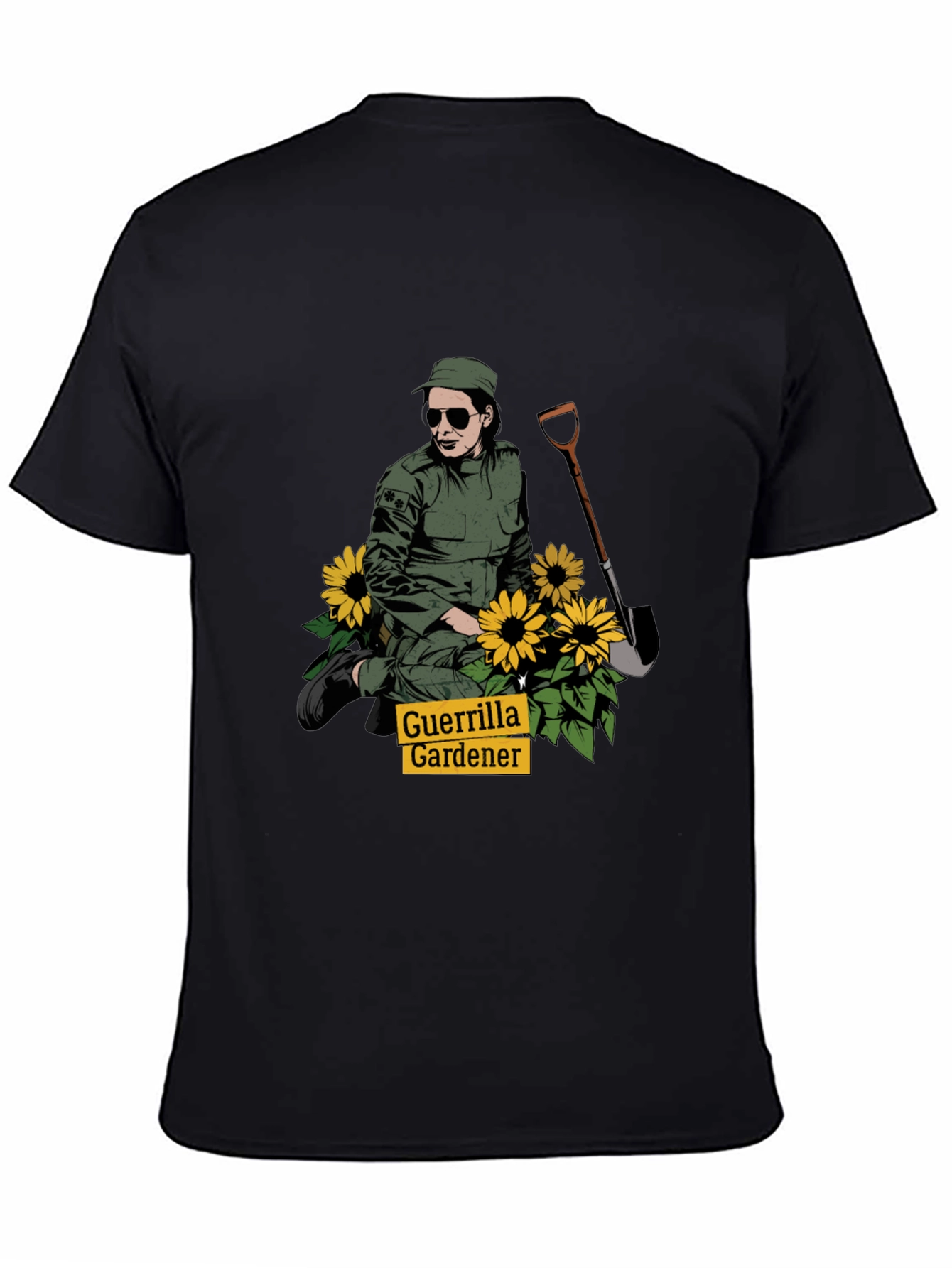 Guerrilla Gardener T-Shirt - Black Graphic Tee