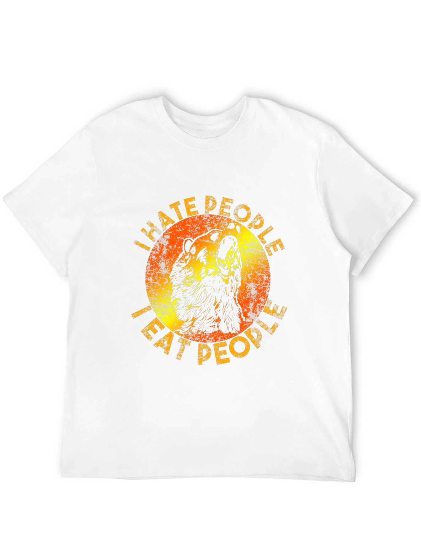 I Hate People Graphic Tee - Sarcastic Bear T-Shirt