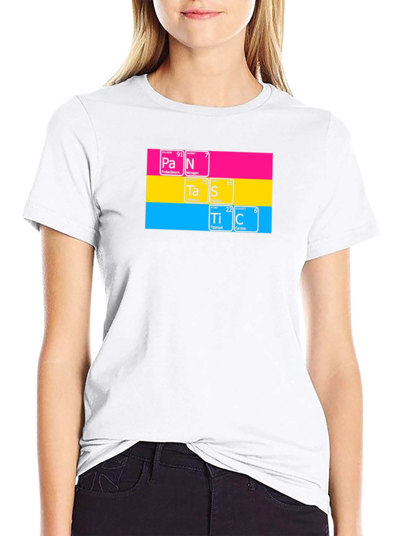 Pan Periodic Table T-Shirt - Black Pride Tee