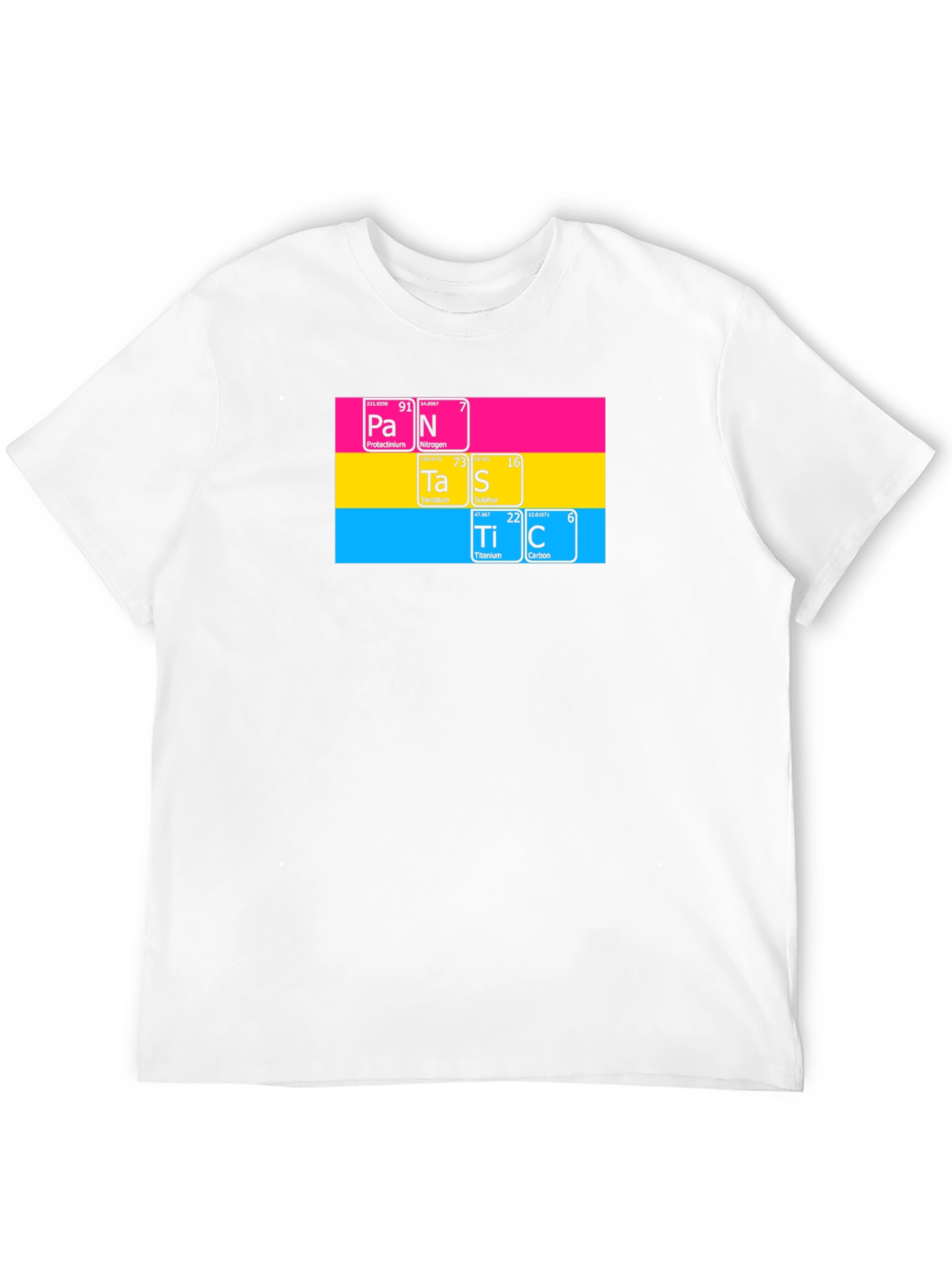 Pan Periodic Table T-Shirt - Black Pride Tee