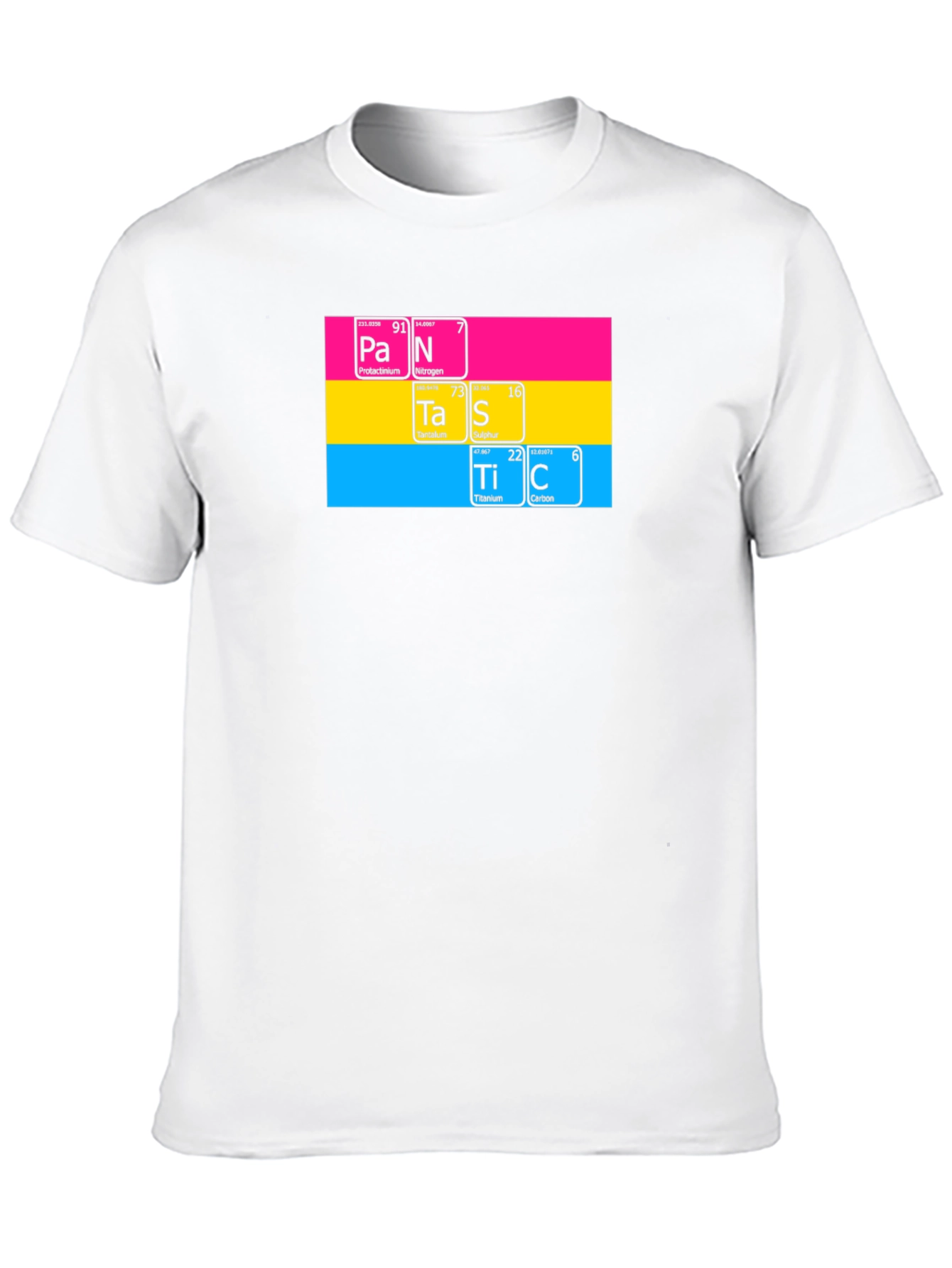 Pan Periodic Table T-Shirt - Black Pride Tee
