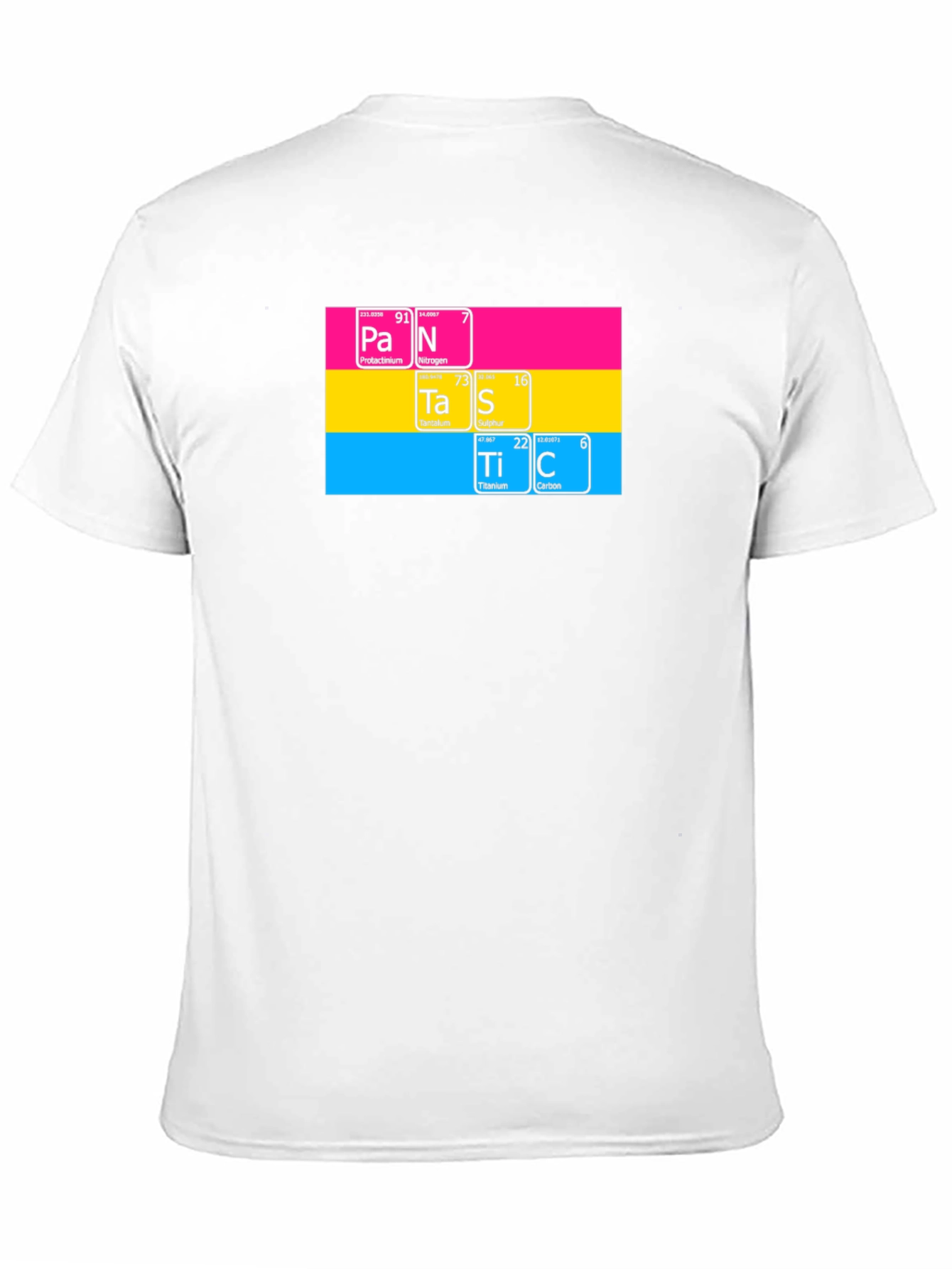 Pan Periodic Table T-Shirt - Black Pride Tee