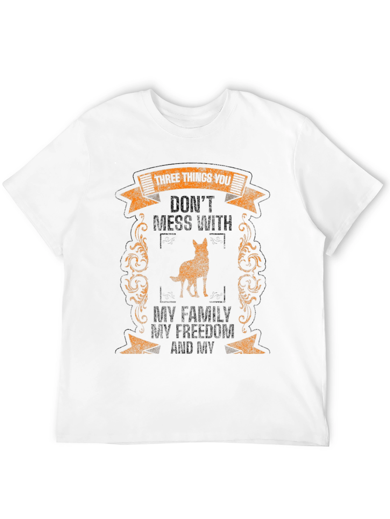 Three Things Tee: Family Freedom & Dog