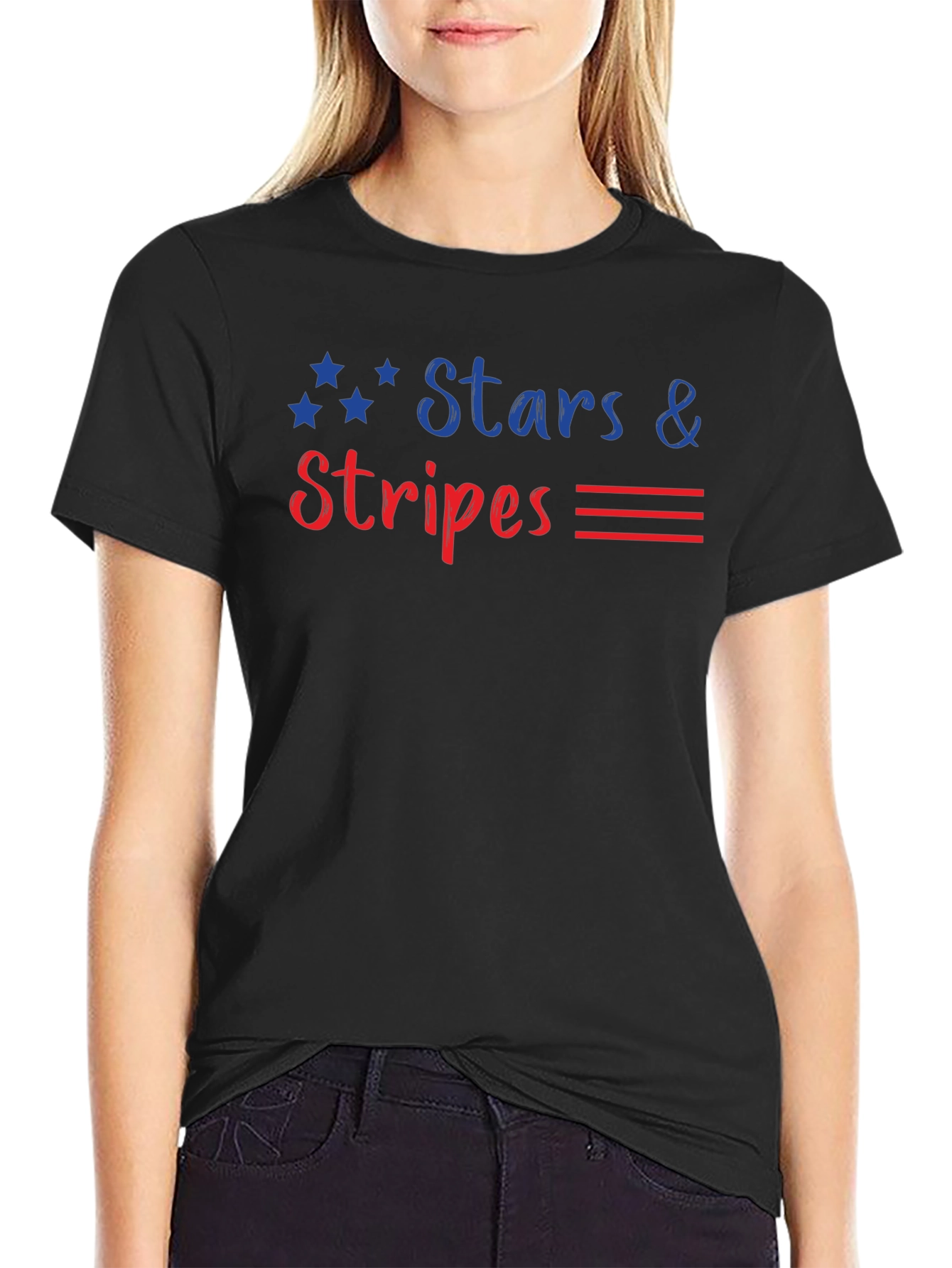 Stars & Stripes Graphic T-Shirt