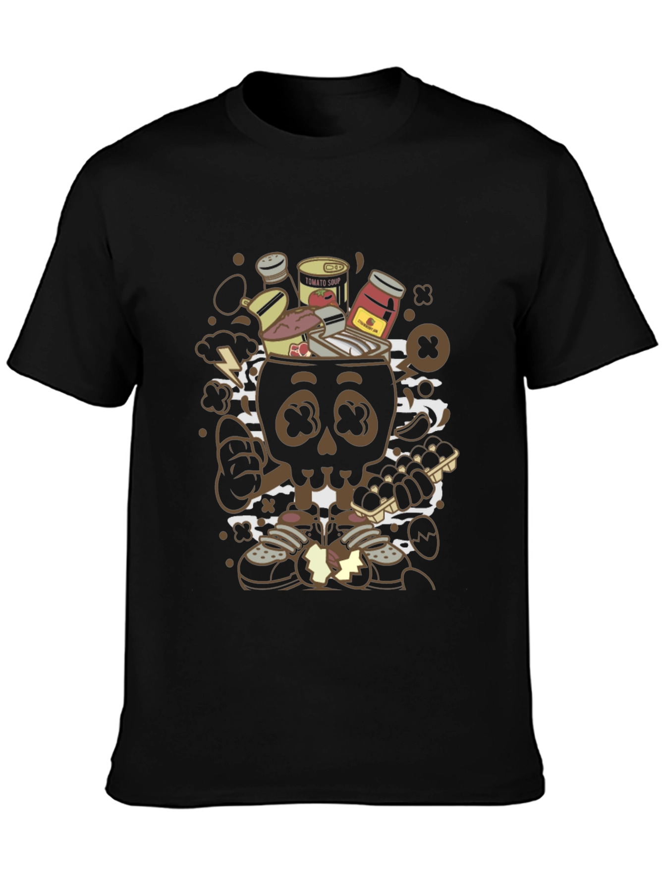 Cartoon Skull T-Shirt