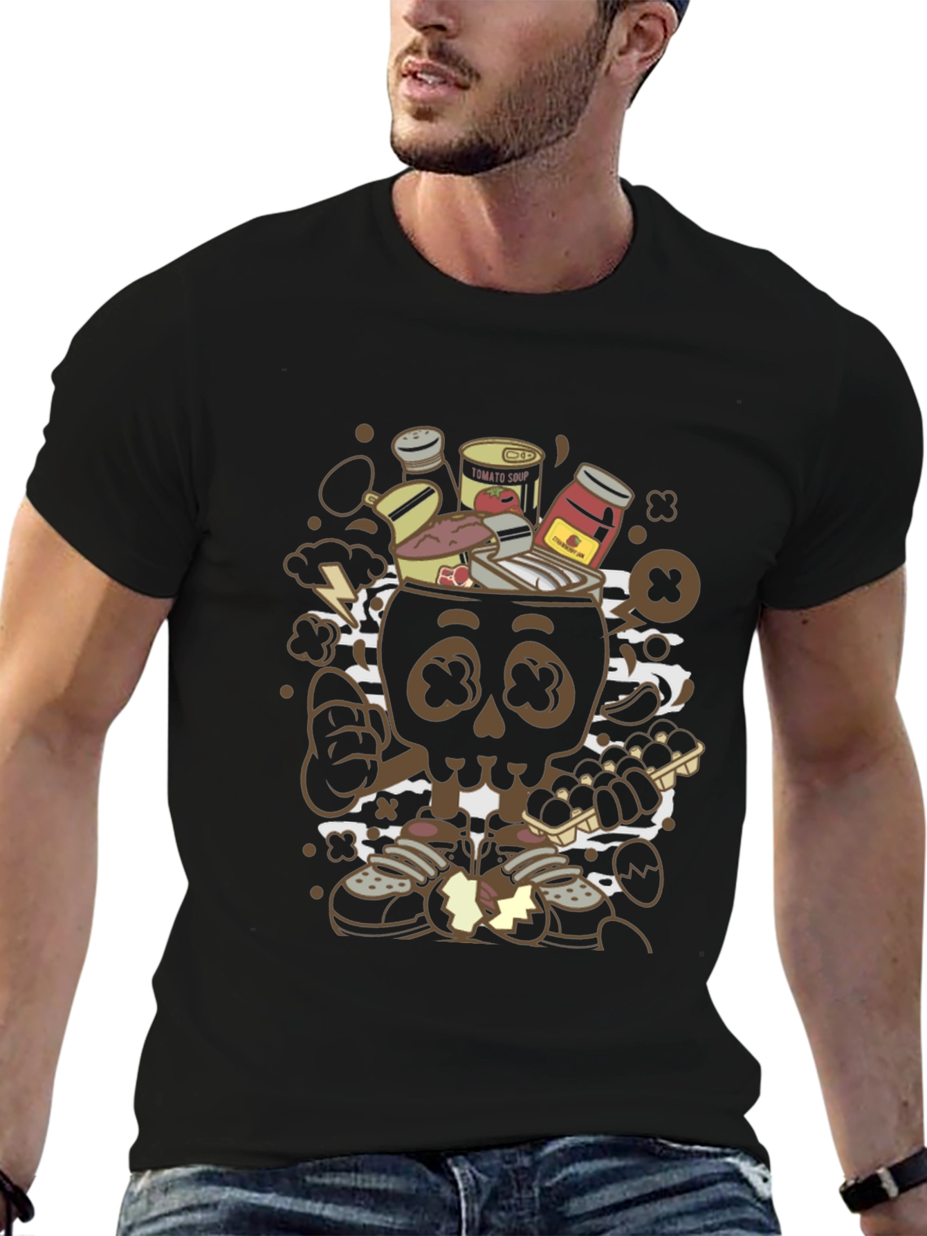 Cartoon Skull T-Shirt