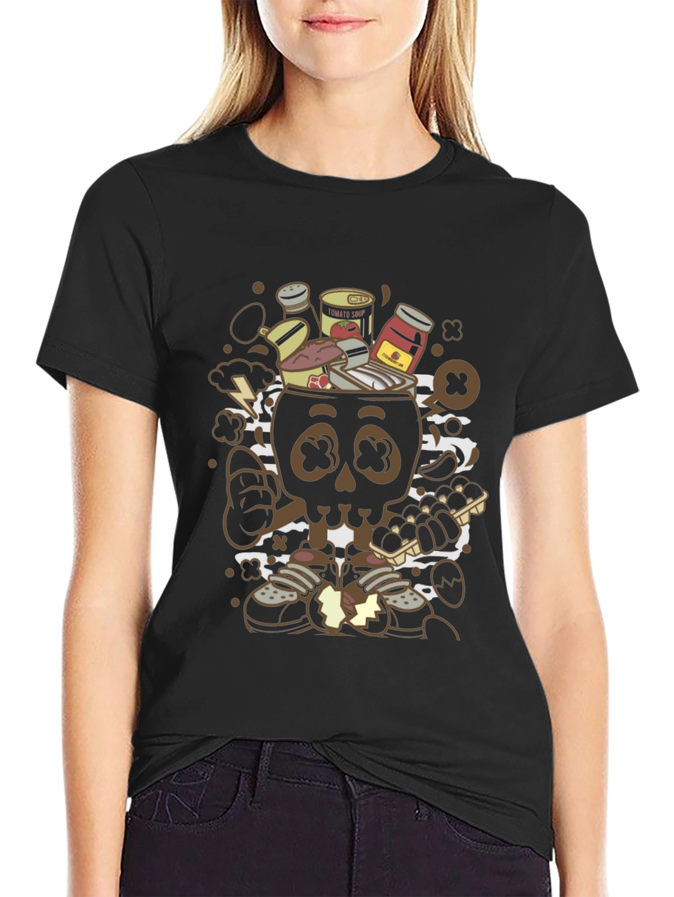 Cartoon Skull T-Shirt
