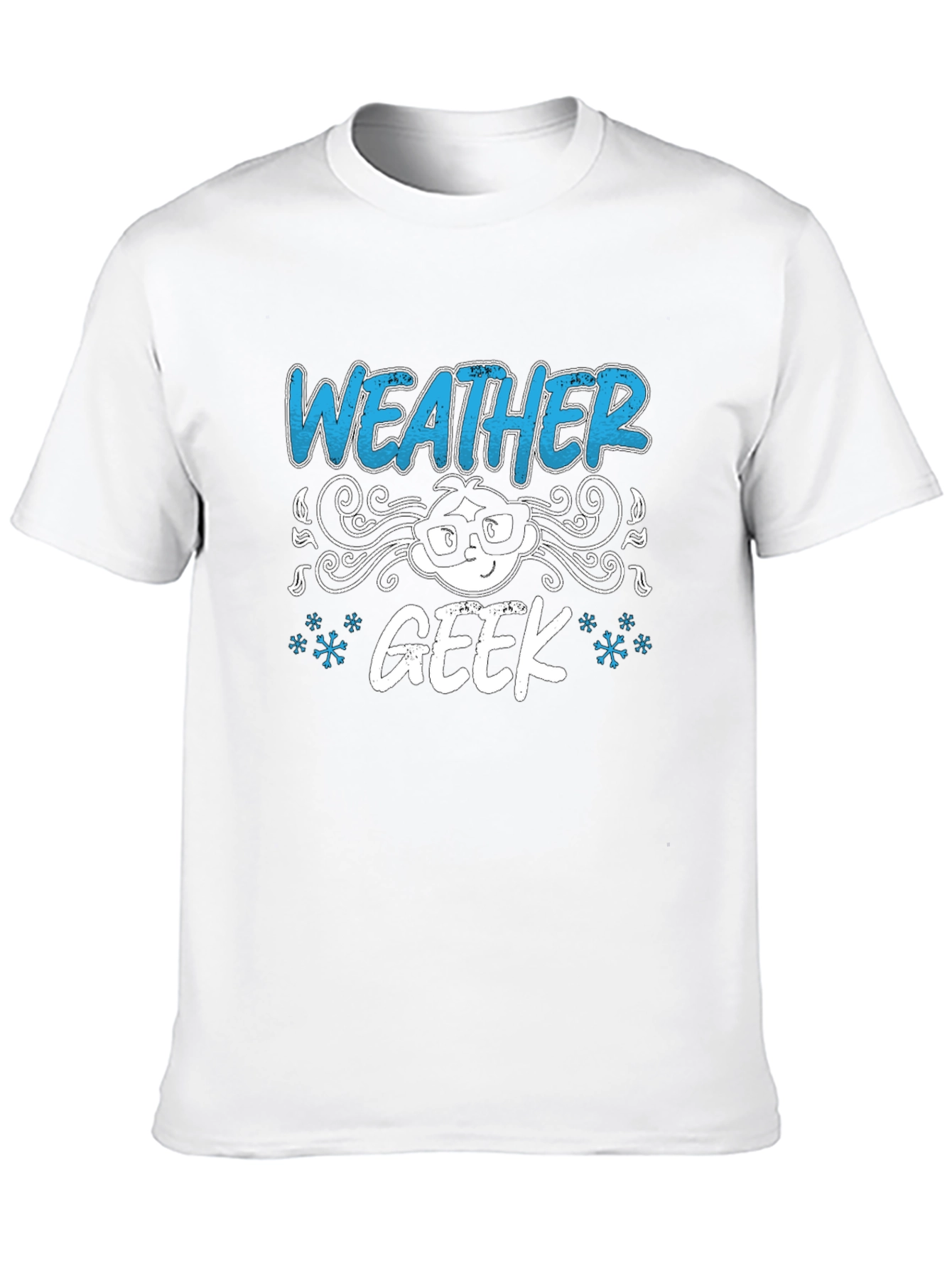 Weather Geek Graphic T-Shirt - Black