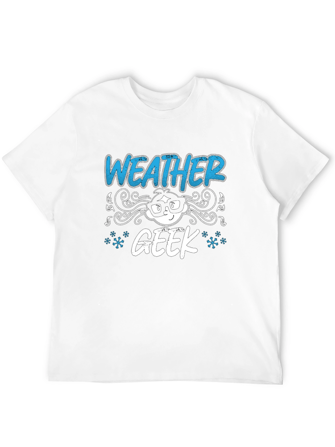 Weather Geek Graphic T-Shirt - Black