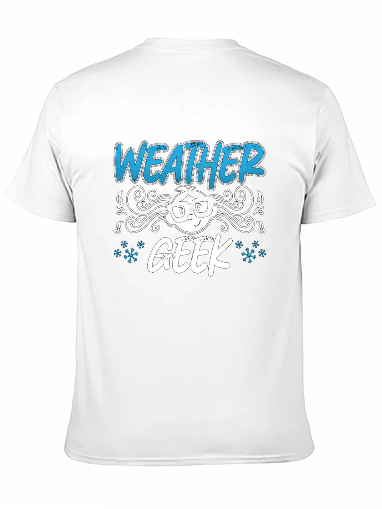 Weather Geek Graphic T-Shirt - Black