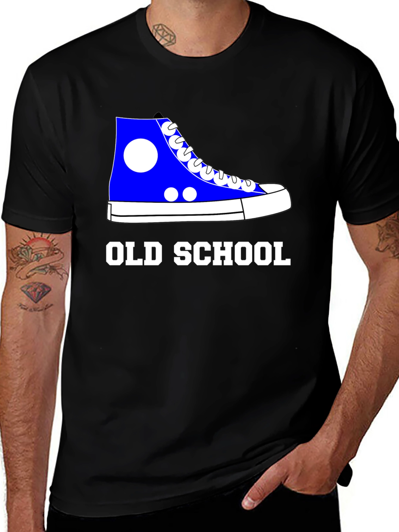 Old School Sneaker Graphic Tee - Classic Cool