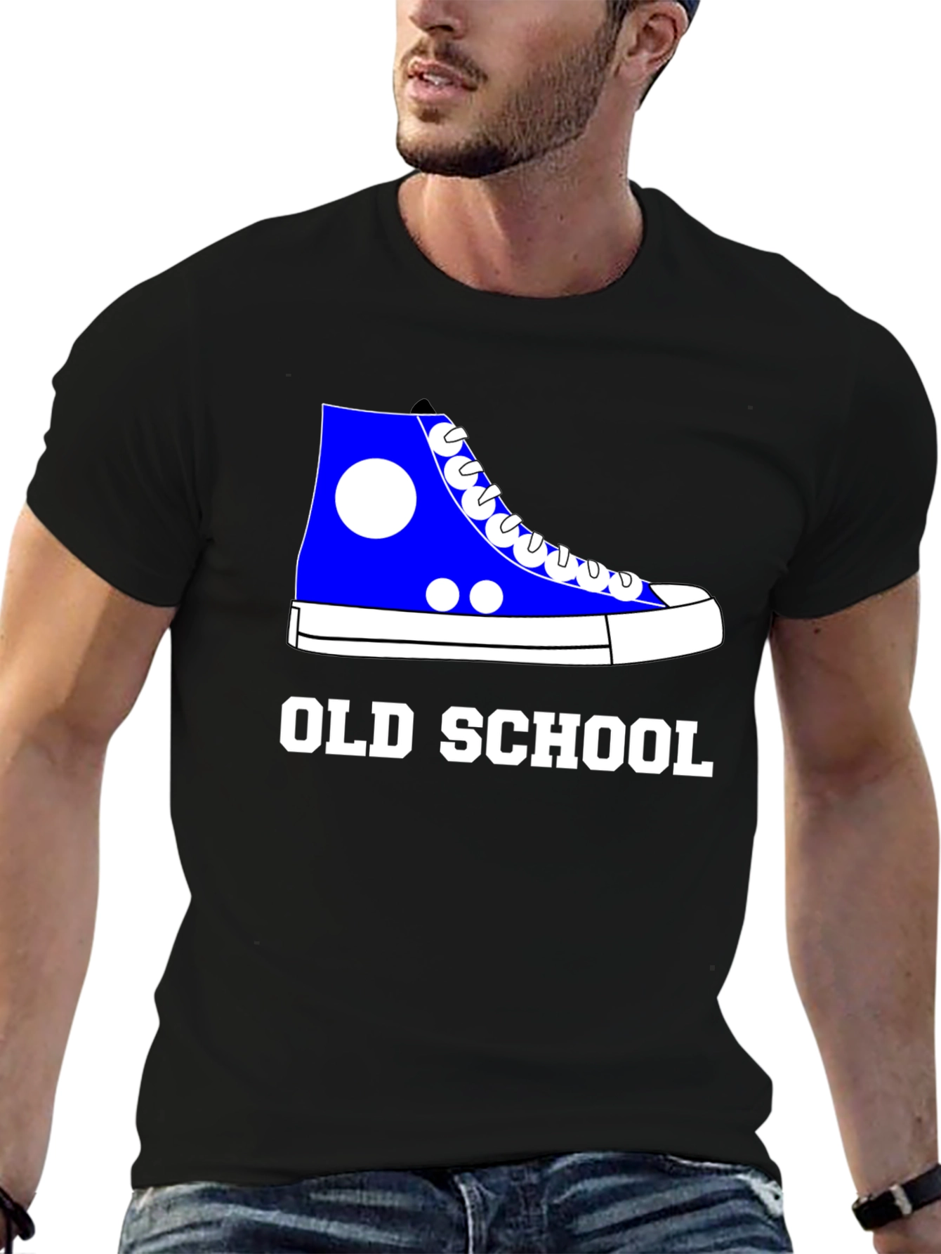 Old School Sneaker Graphic Tee - Classic Cool