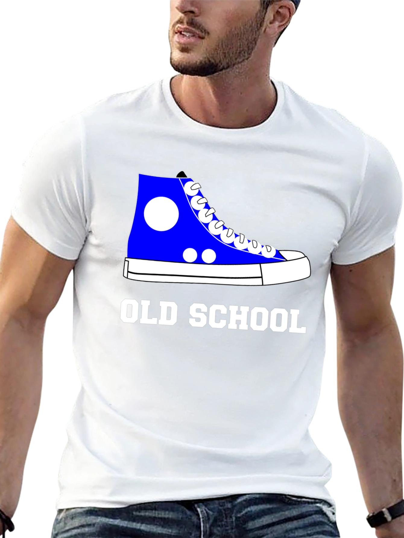 Old School Sneaker Graphic Tee - Classic Cool