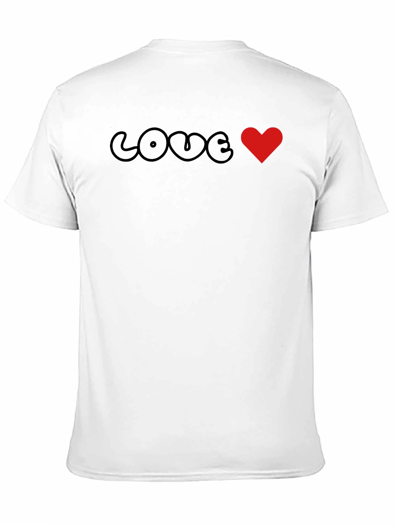 Love Heart Graphic Tee - Trendy Unisex T-Shirt