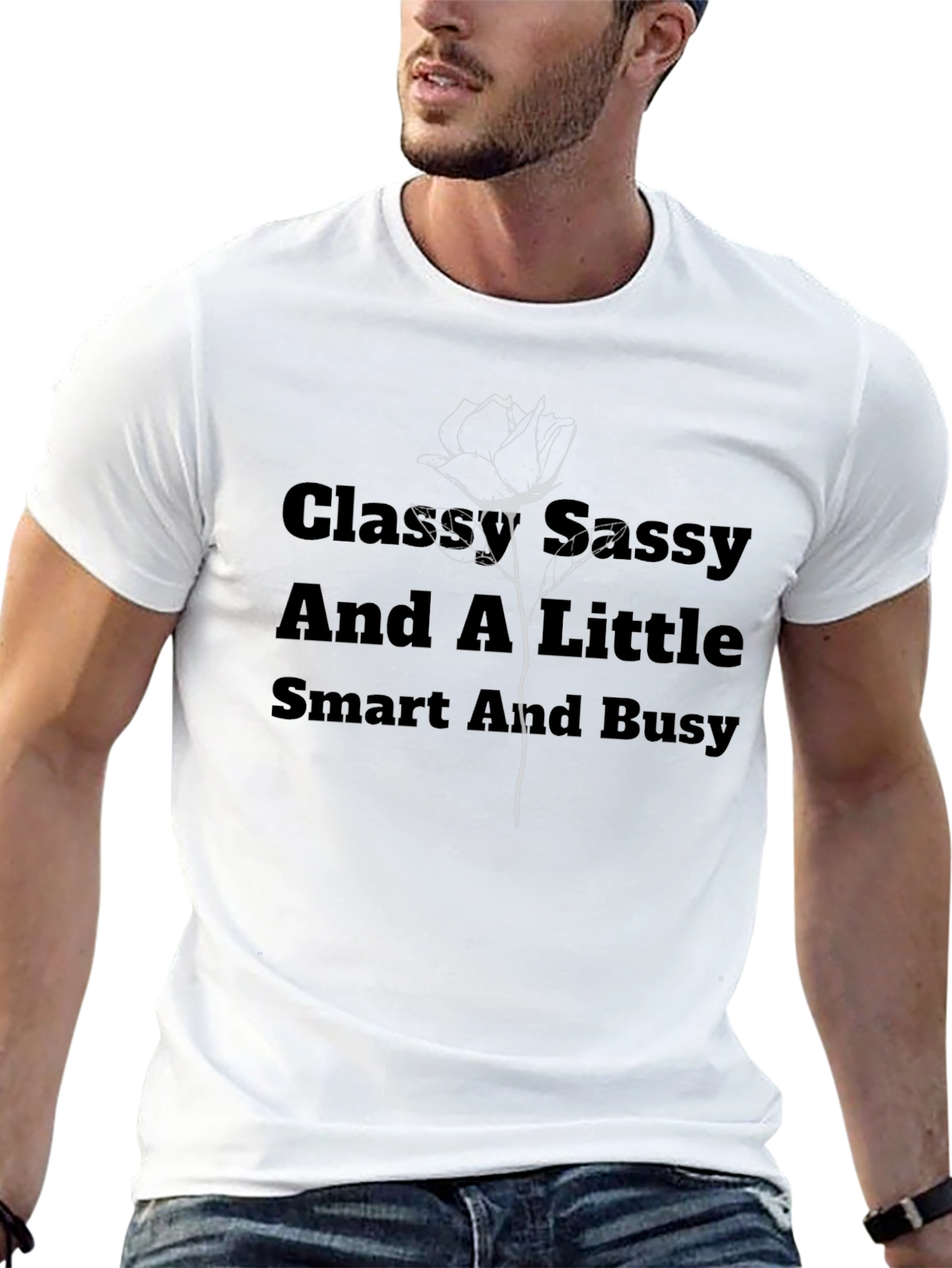 Classy Sassy & Smart Black Tee