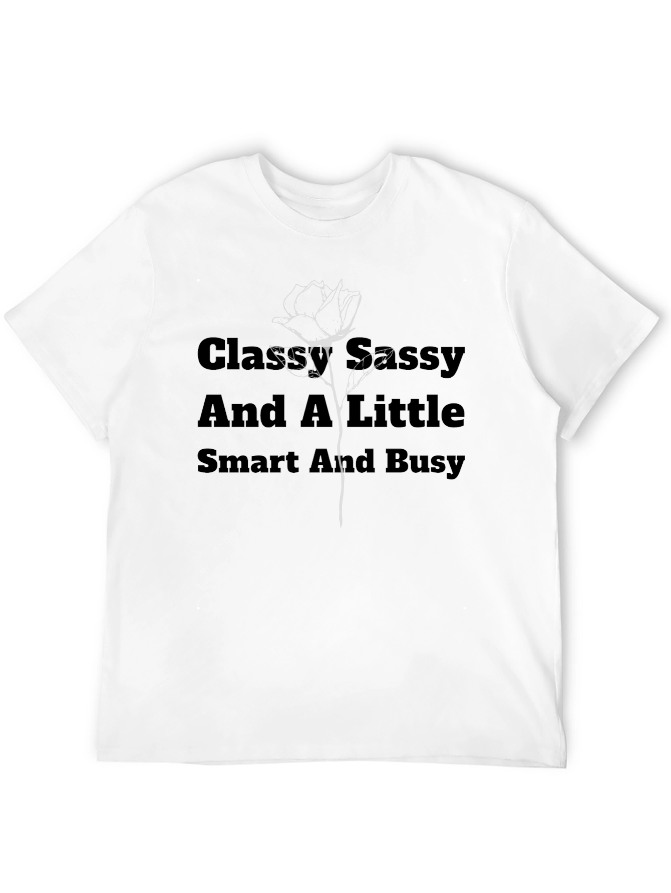 Classy Sassy & Smart Black Tee