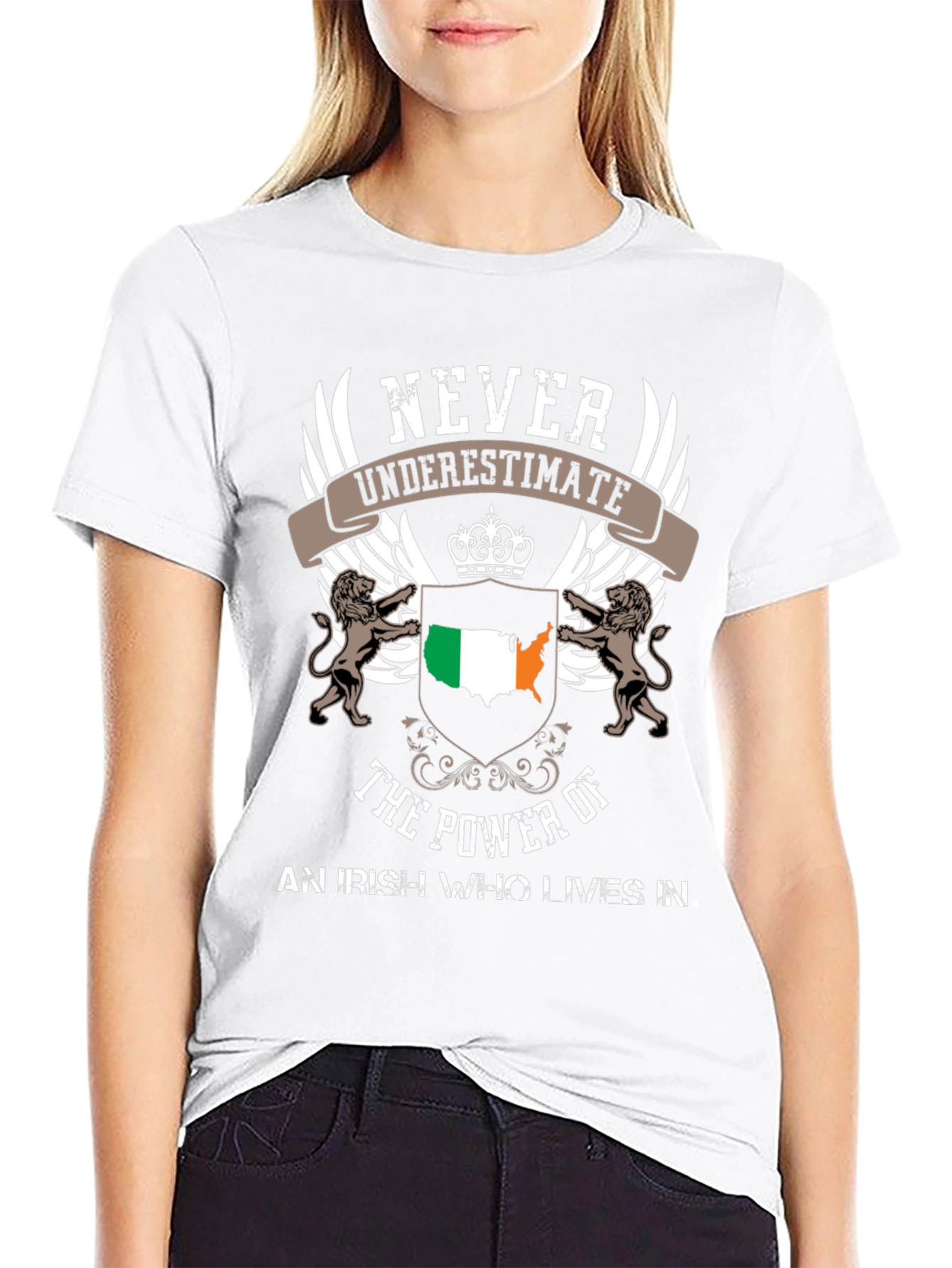 Irish American Pride T-Shirt - Never Underestimate